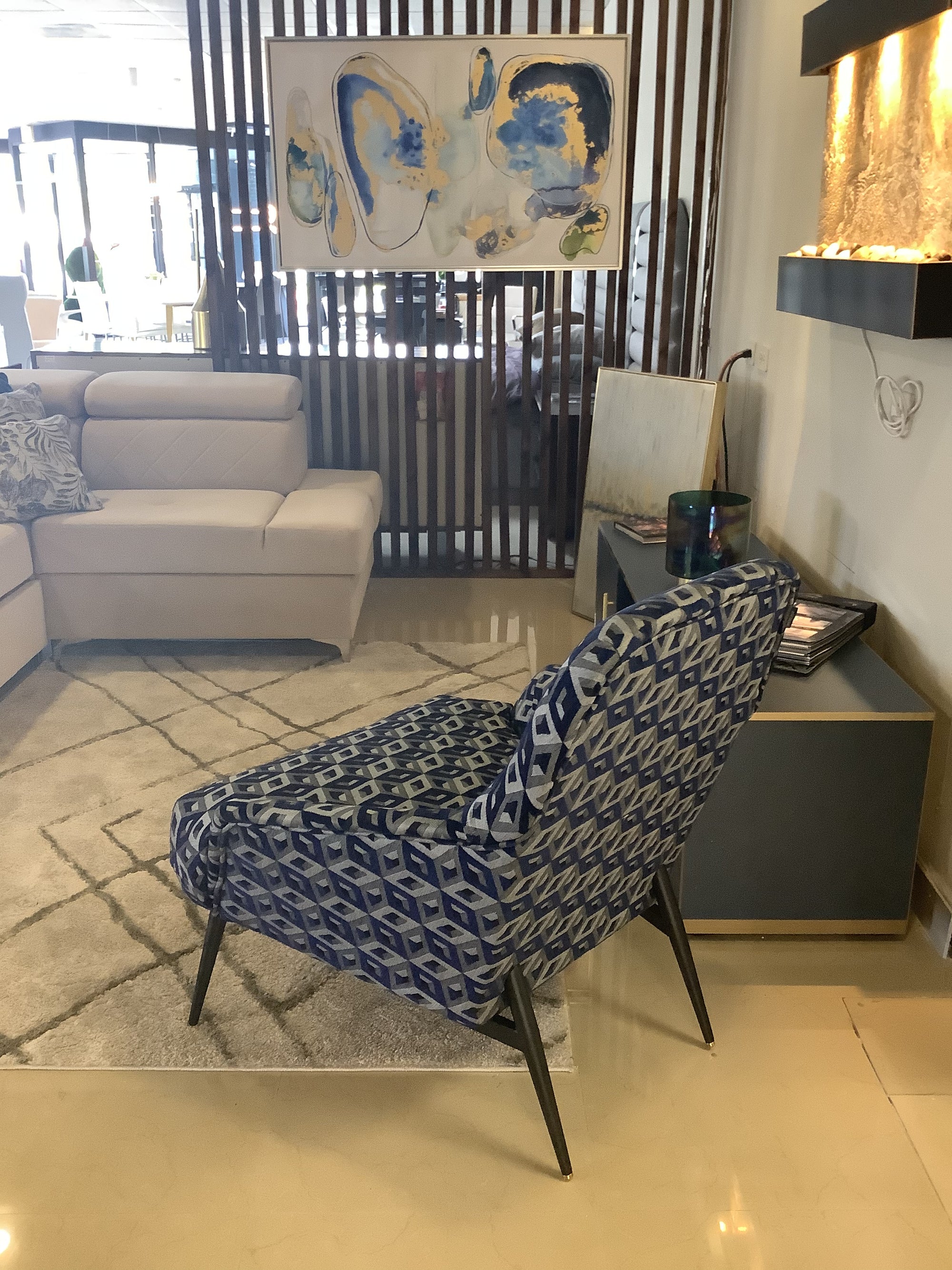 Suttile accent chair - Euro Living Furniture