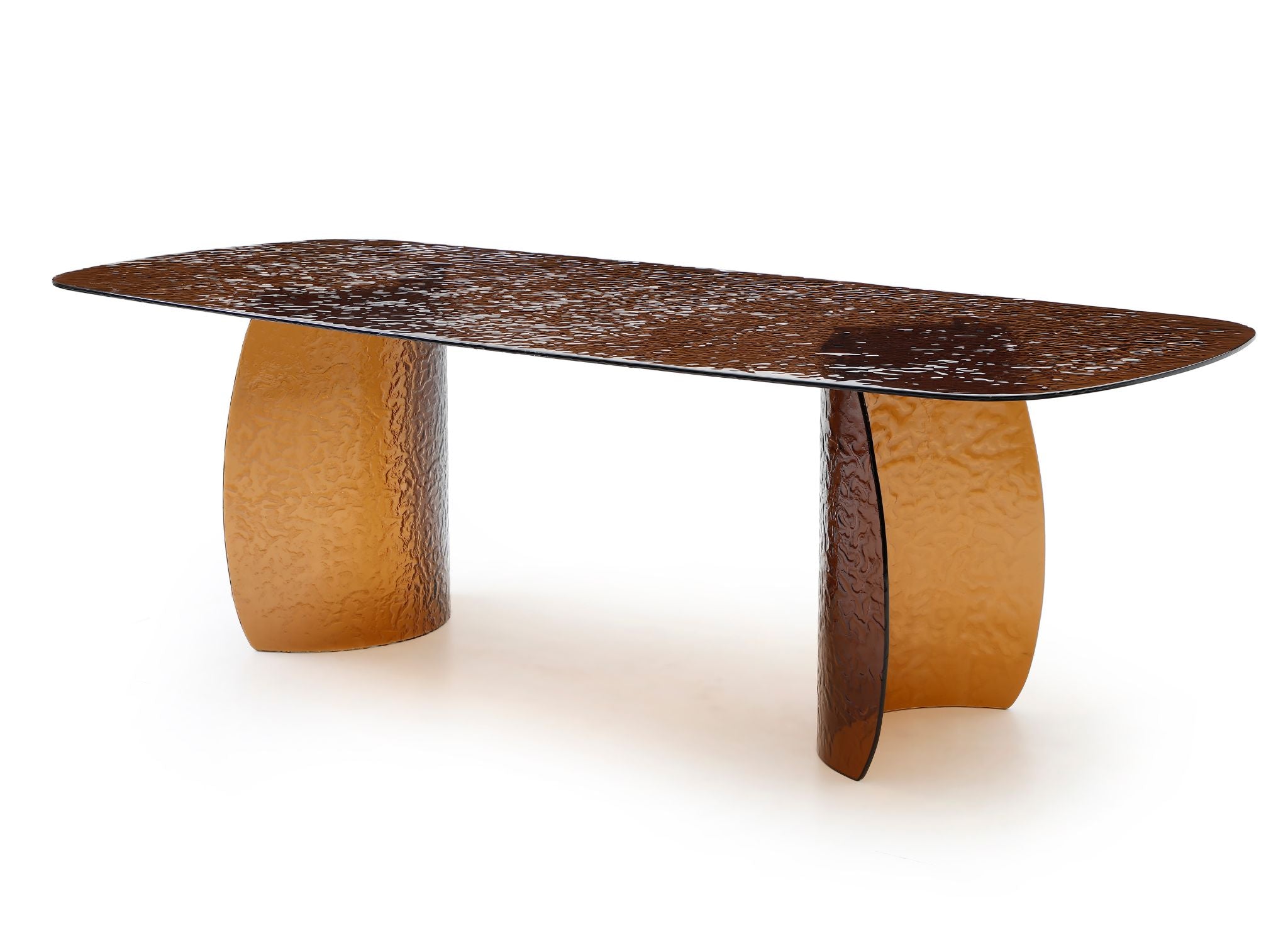 Riviera Glass Dining table - Euro Living Furniture