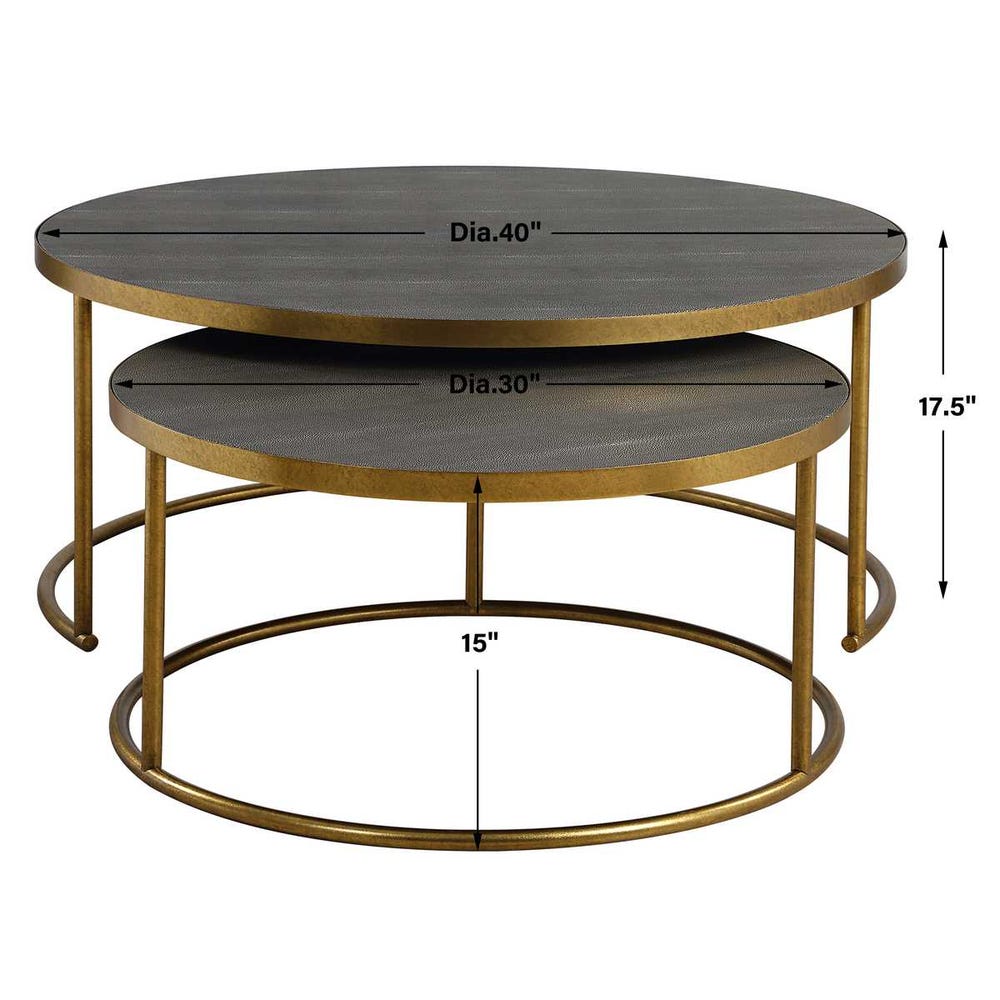 Sonia Nesting Coffee Table - Euro Living Furniture