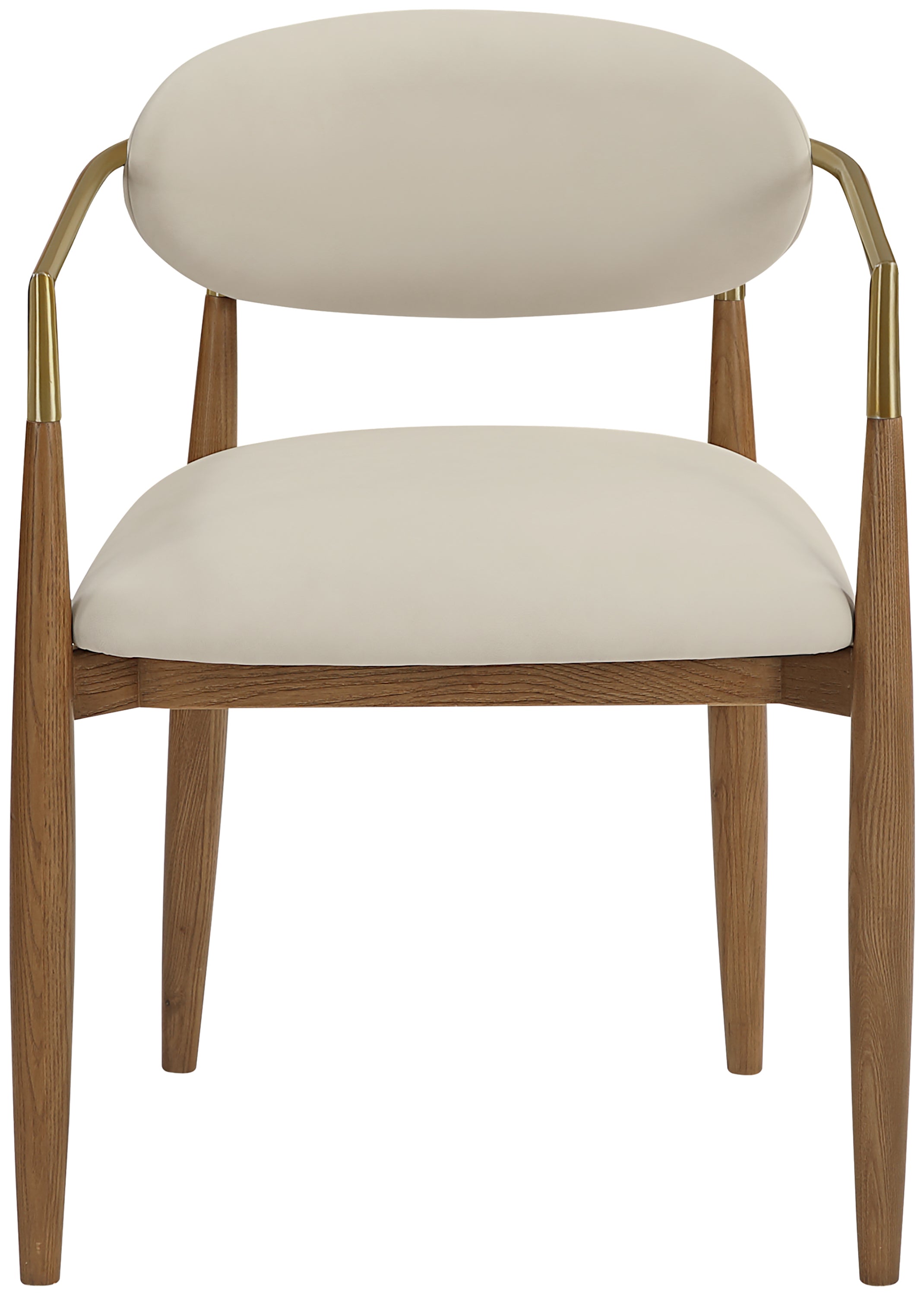 Ricci Dining Chair Walnut Legs - Euro Living Furniture