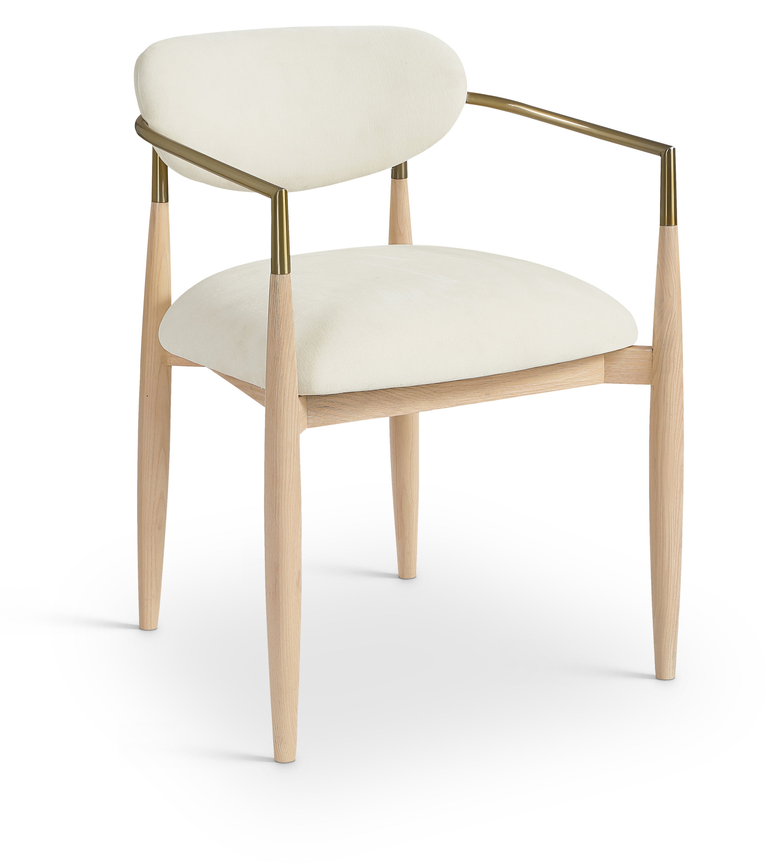 Ricci Dining Chair Natural Wood - Euro Living Furniture