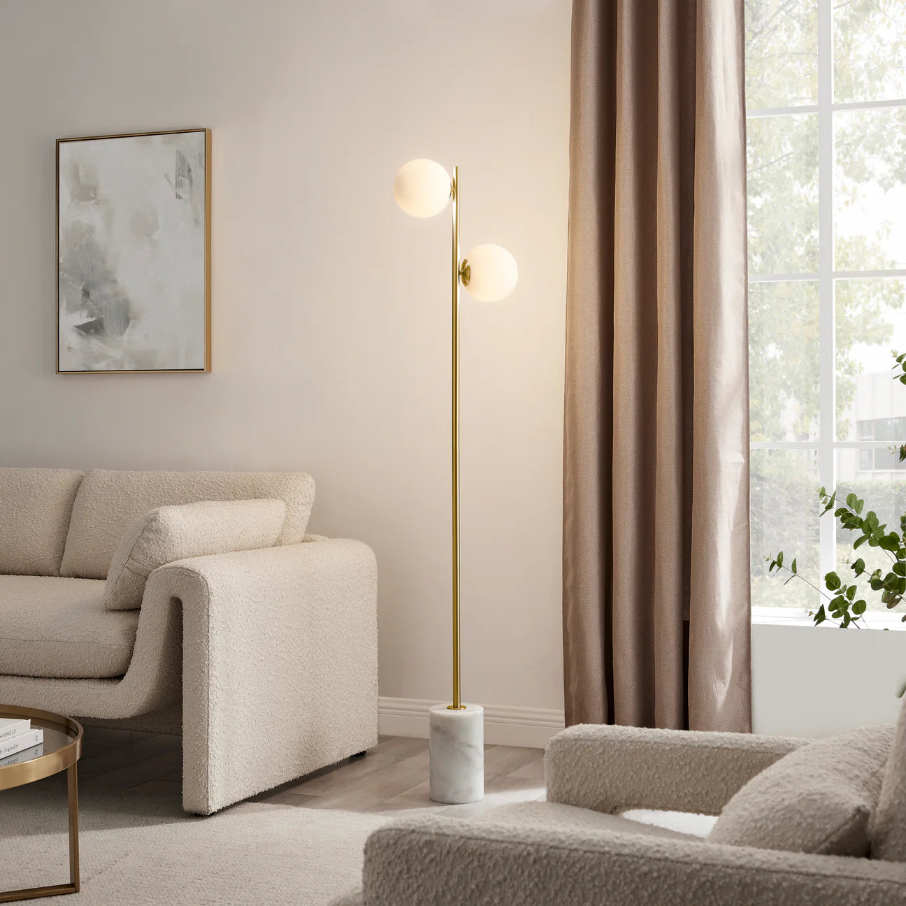 Agata Floor Lamp - Euro Living Furniture