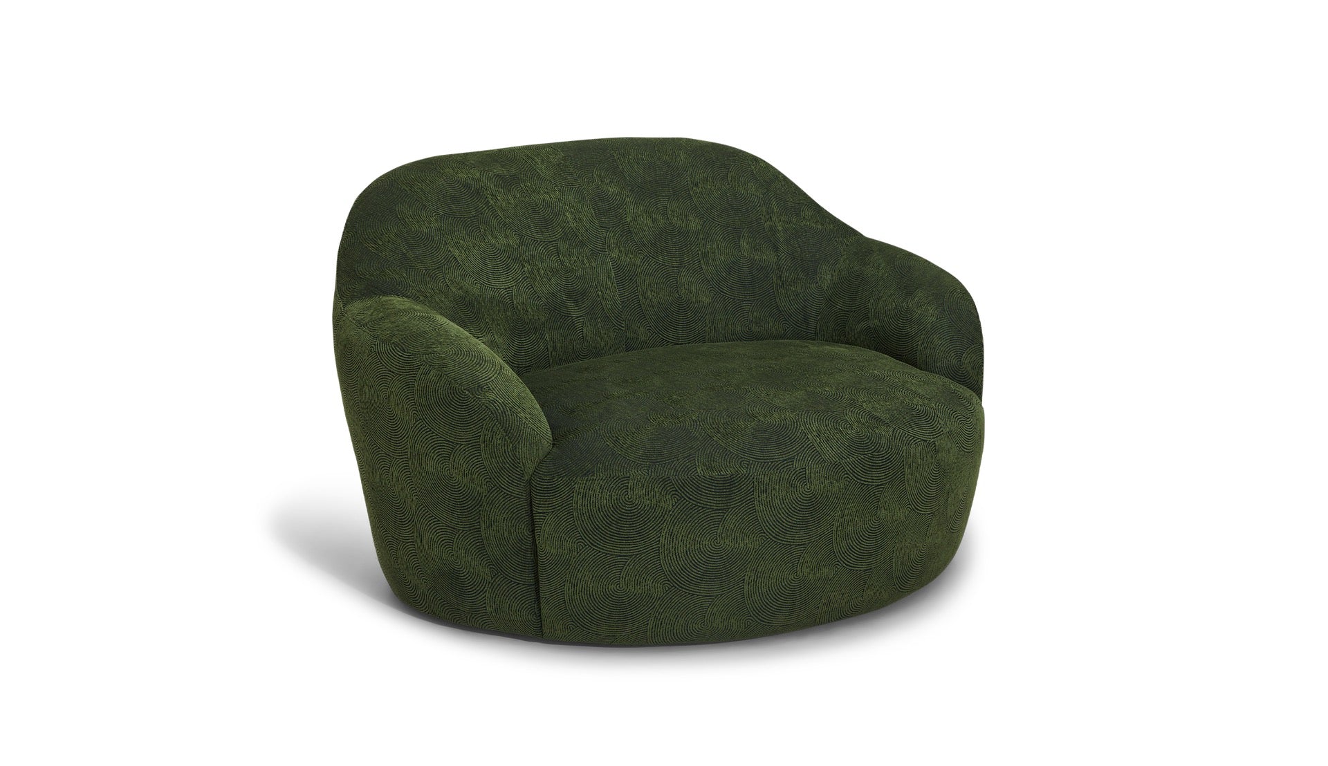 Graham Accent chair Swivel By Palliser in Hush performance fabric color MUSHROOM - Euro Living Furniture