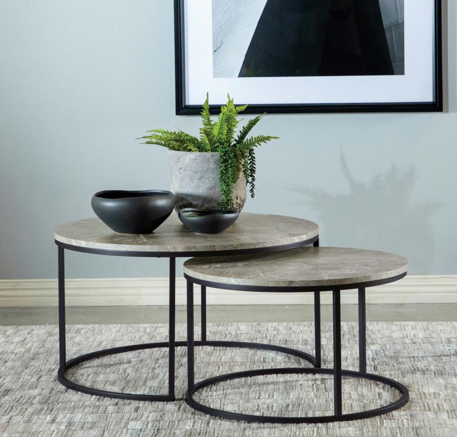 Sasha Nesting Coffee Table - Euro Living Furniture