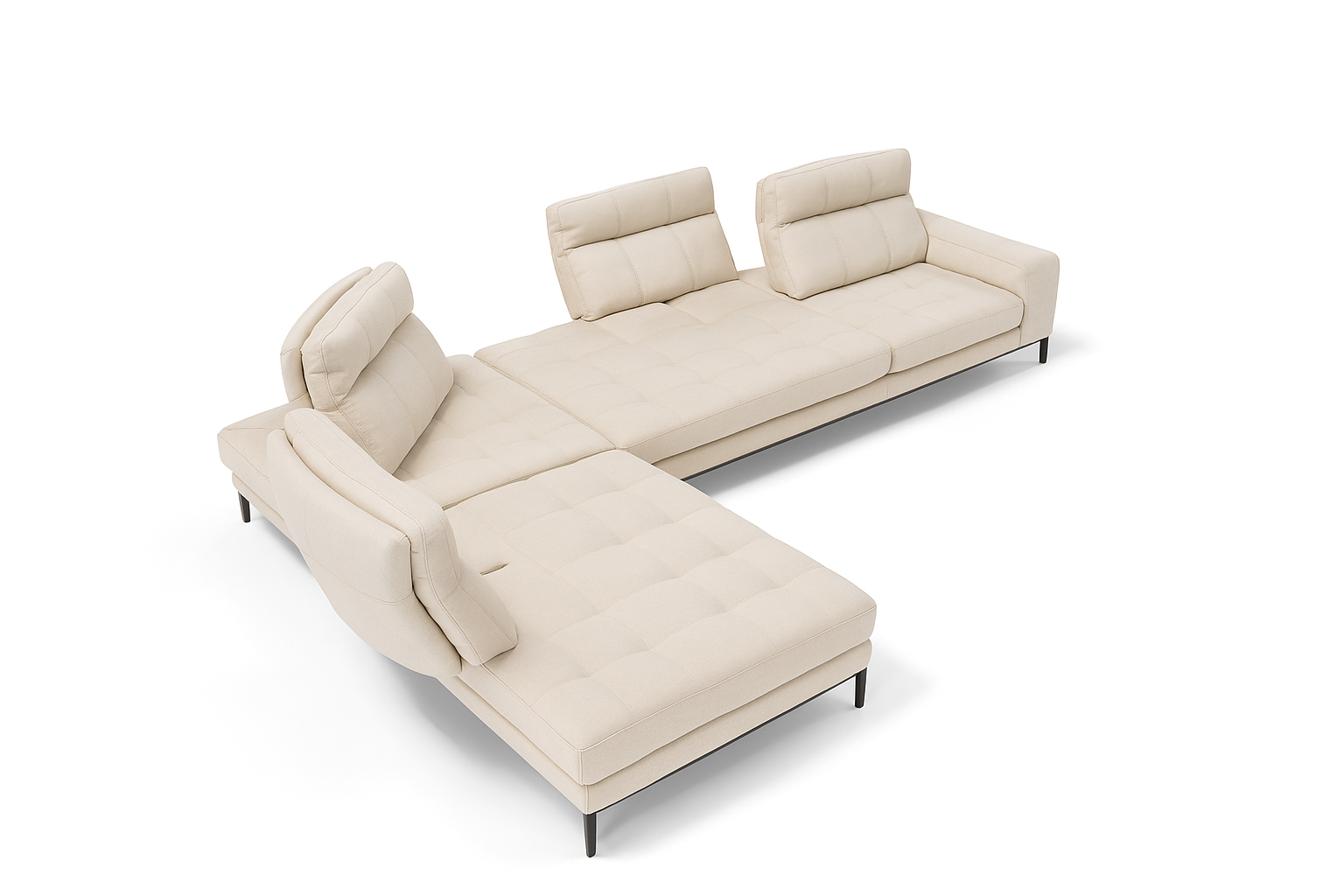 Hollywood Italian Sectional - Euro Living Furniture