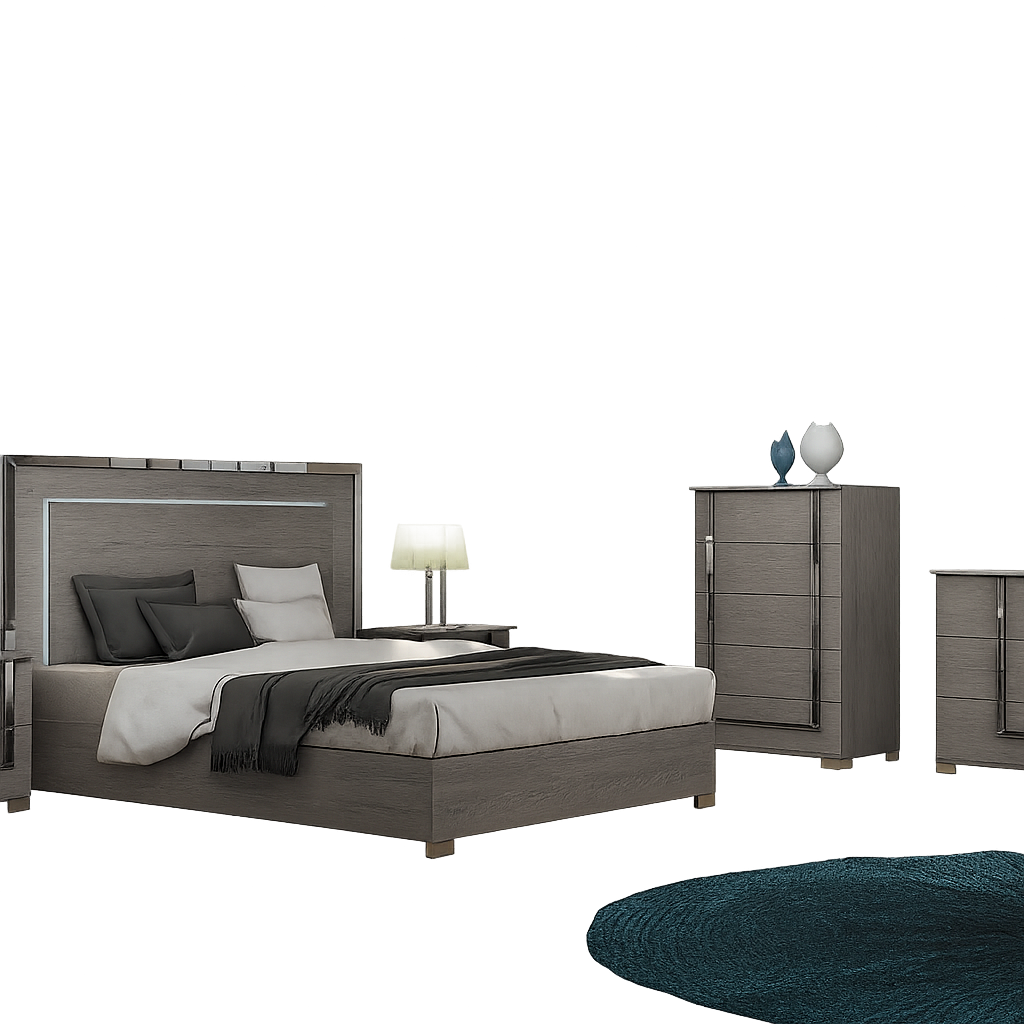Nella King Bedroom Collection - Euro Living Furniture