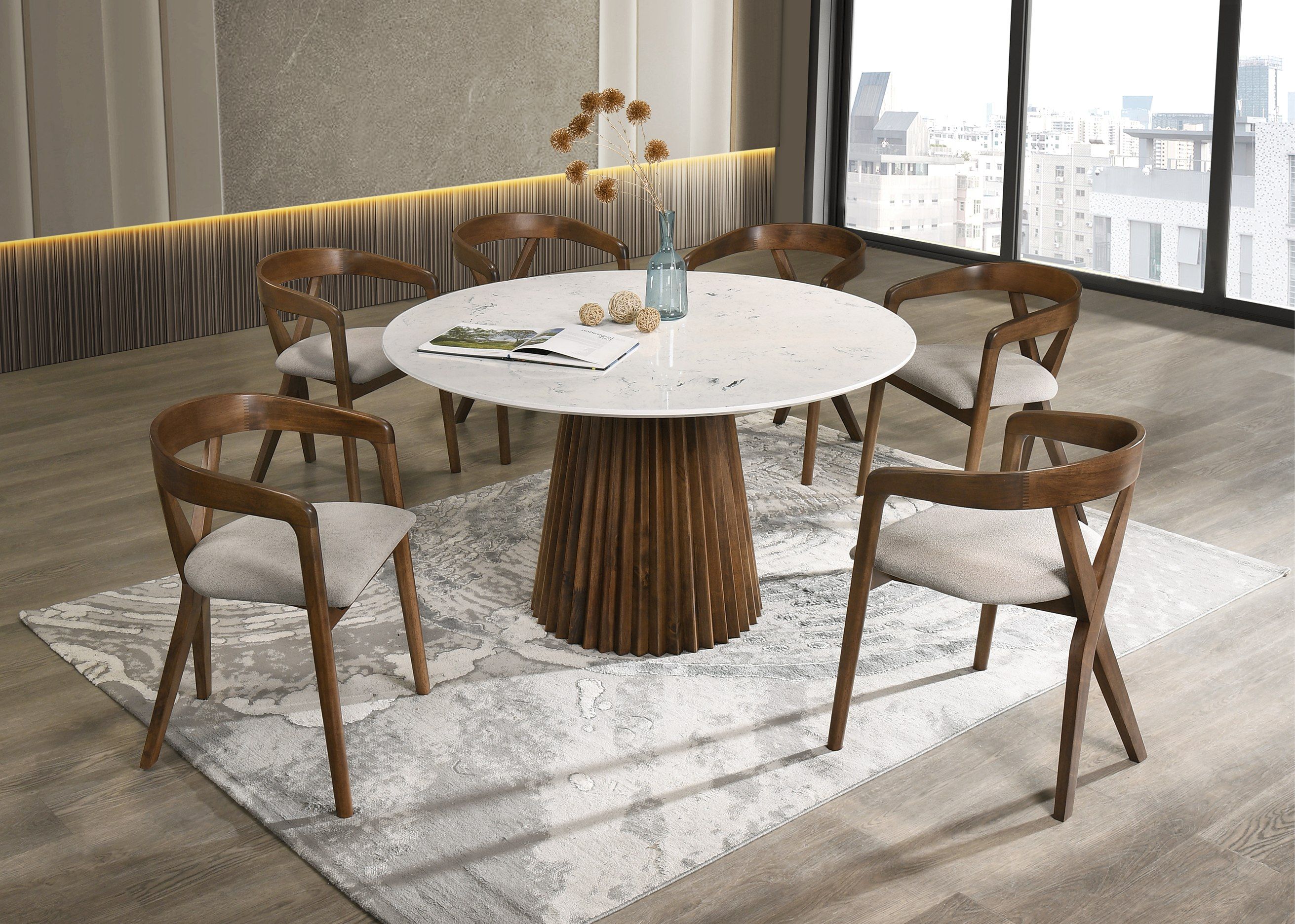 Nalah Dining table Set - Euro Living Furniture