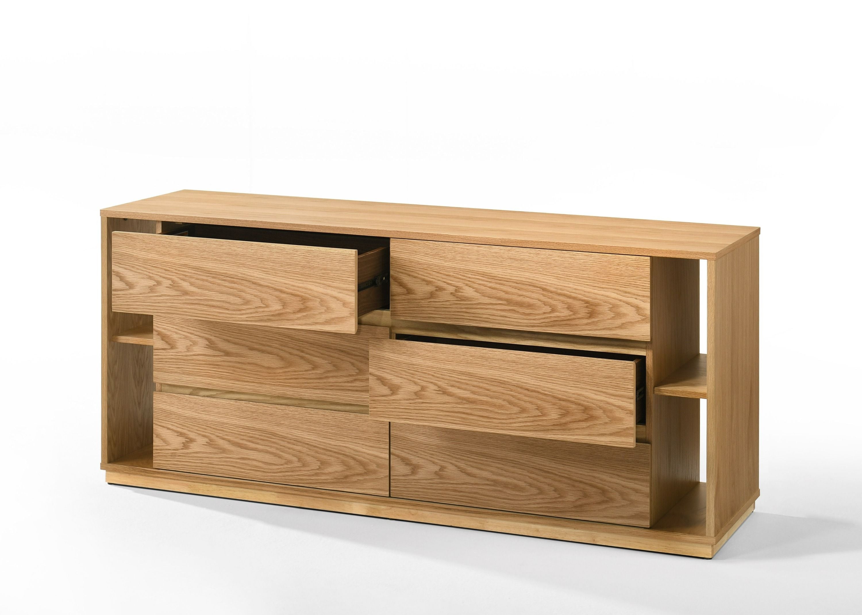 Jacob Walnut Dresser - Euro Living Furniture