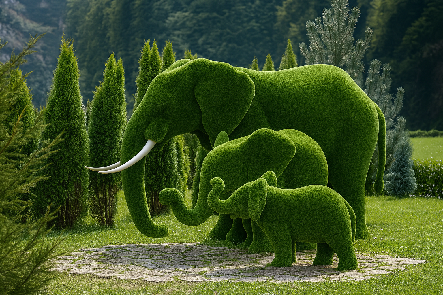 Elephant Grass Topiary Collection - Euro Living Furniture