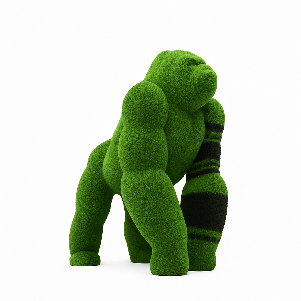 Grass Gorilla Topiary - Euro Living Furniture