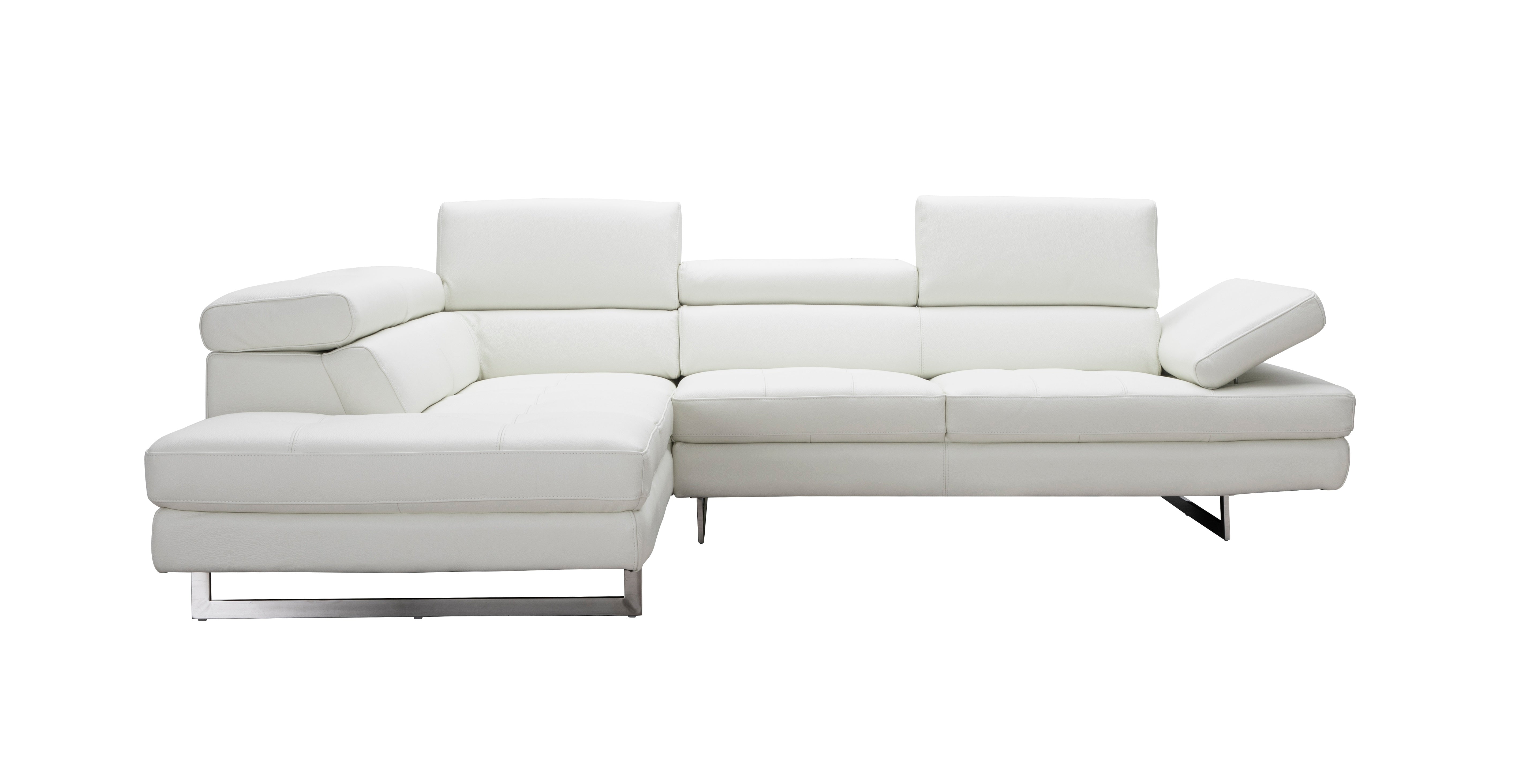 CHECKMATE LEATHER SECTIONAL - Euro Living Furniture