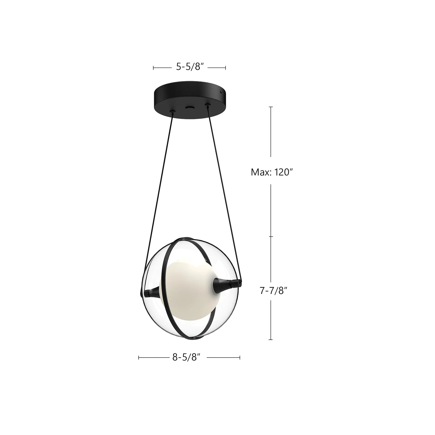 ARIAN 8-IN PENDANT - Euro Living Furniture