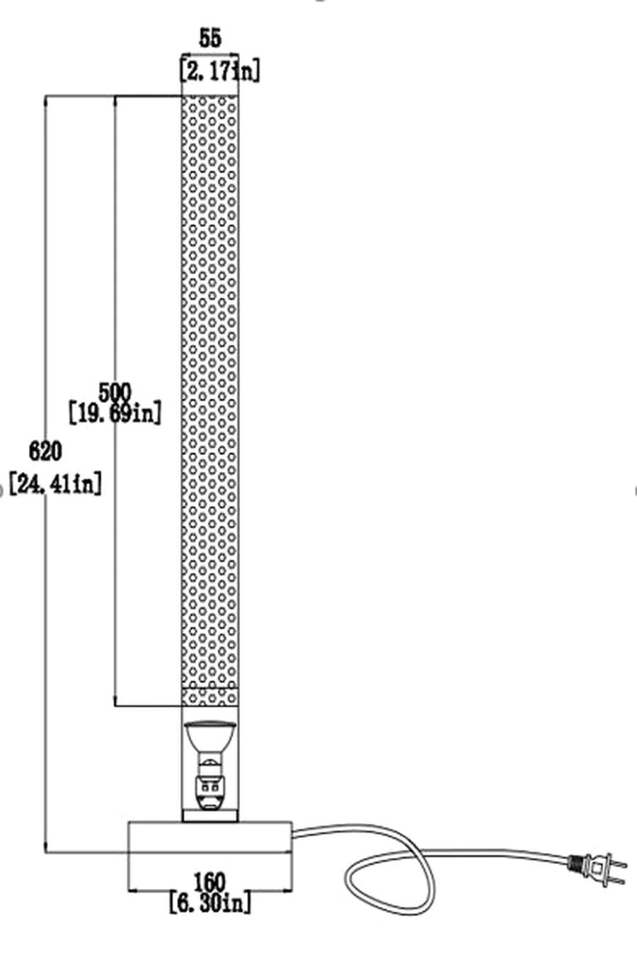 Syrin Table Lamp - Euro Living Furniture