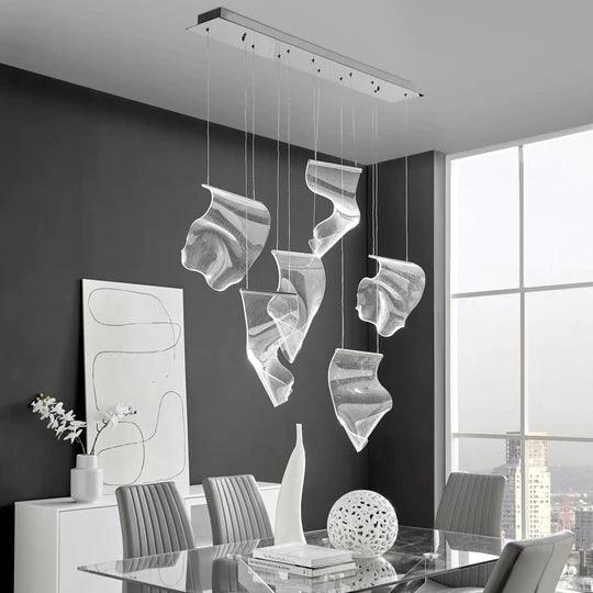 The Water Chandelier- 6 Light - Euro Living Furniture