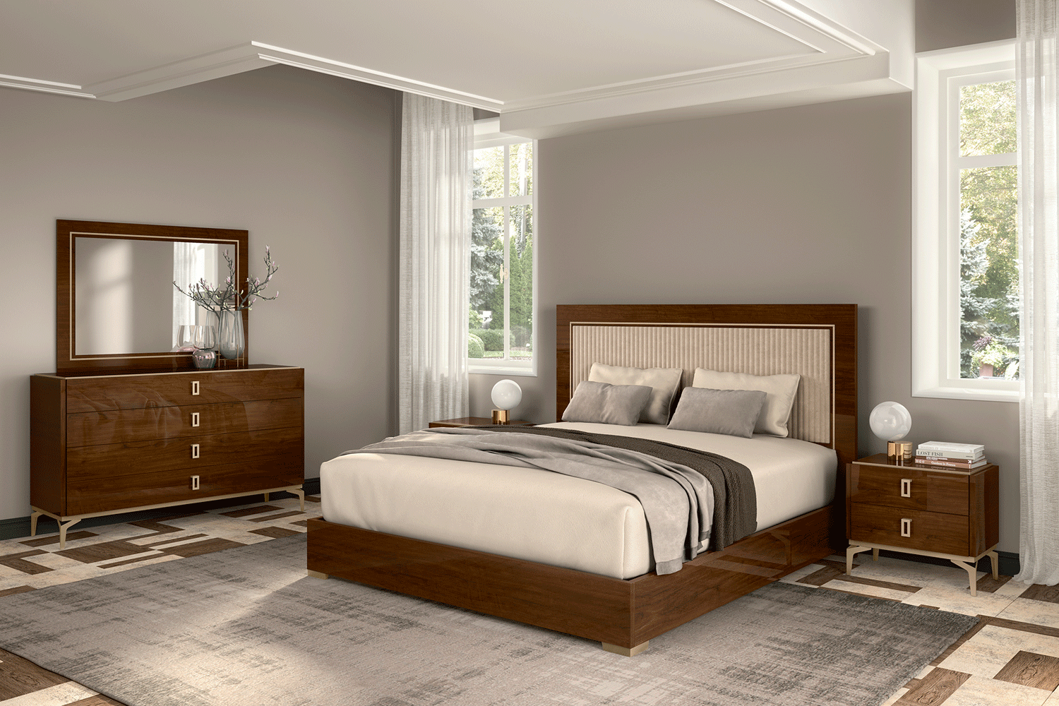 Emily Bedroom Set - Euro Living Furniture