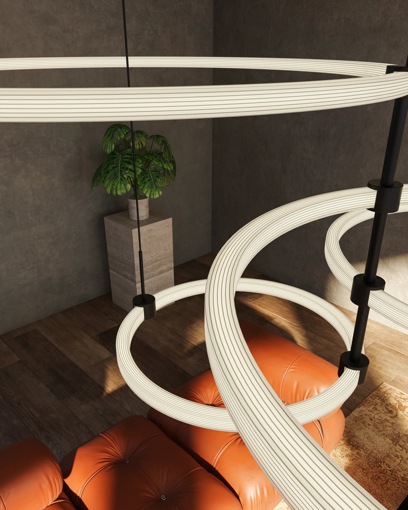 Brunetti Chandelier - Euro Living Furniture