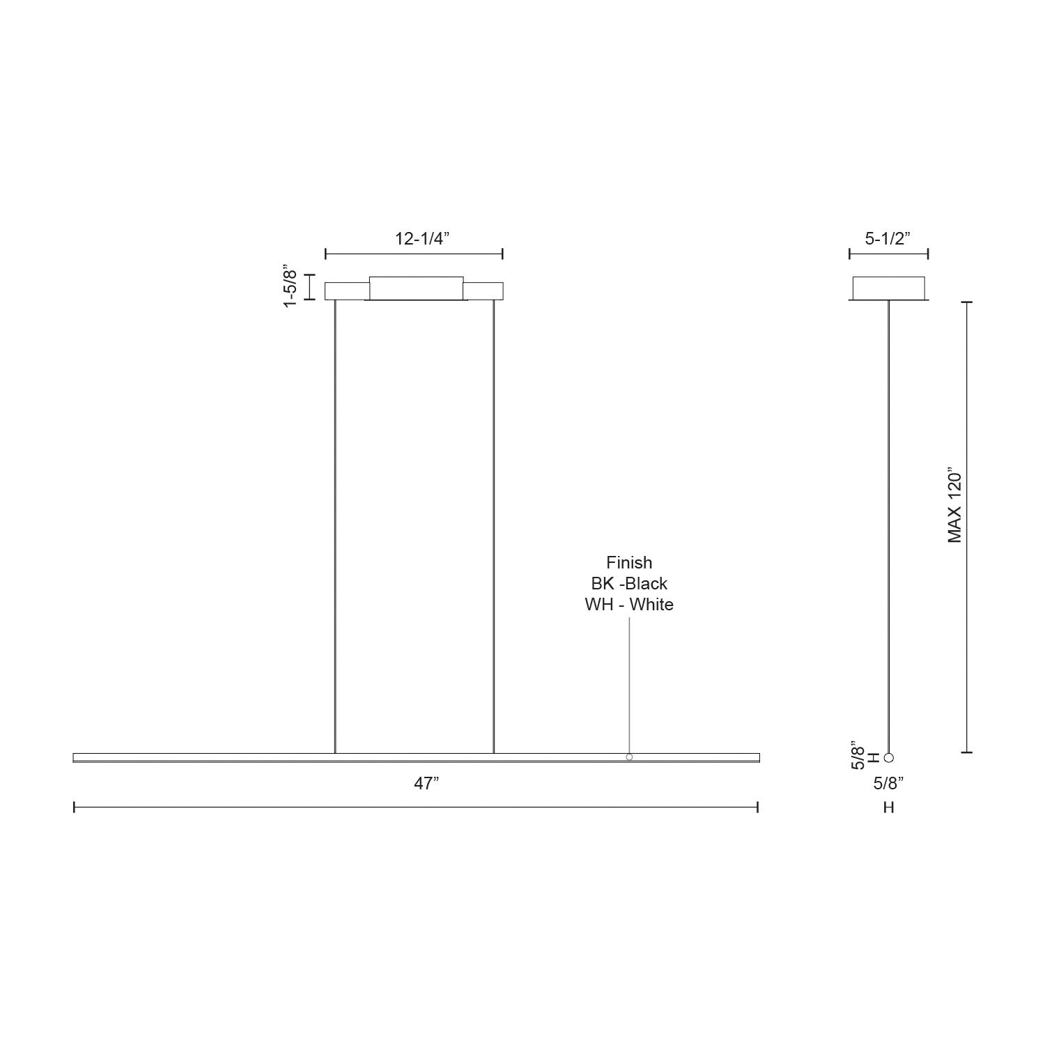 Chopsticks 47 Linear - Euro Living Furniture