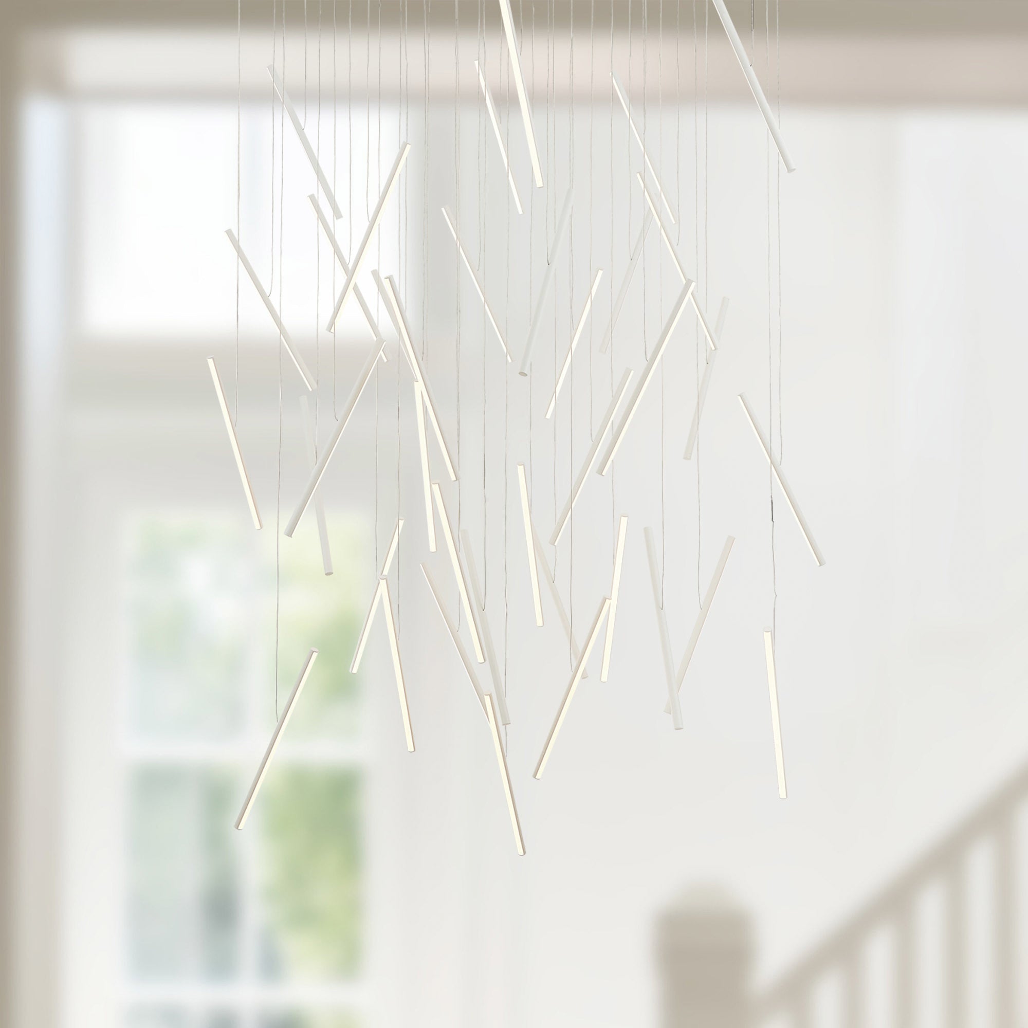 Chopsticks 50-in Chandelier - Euro Living Furniture