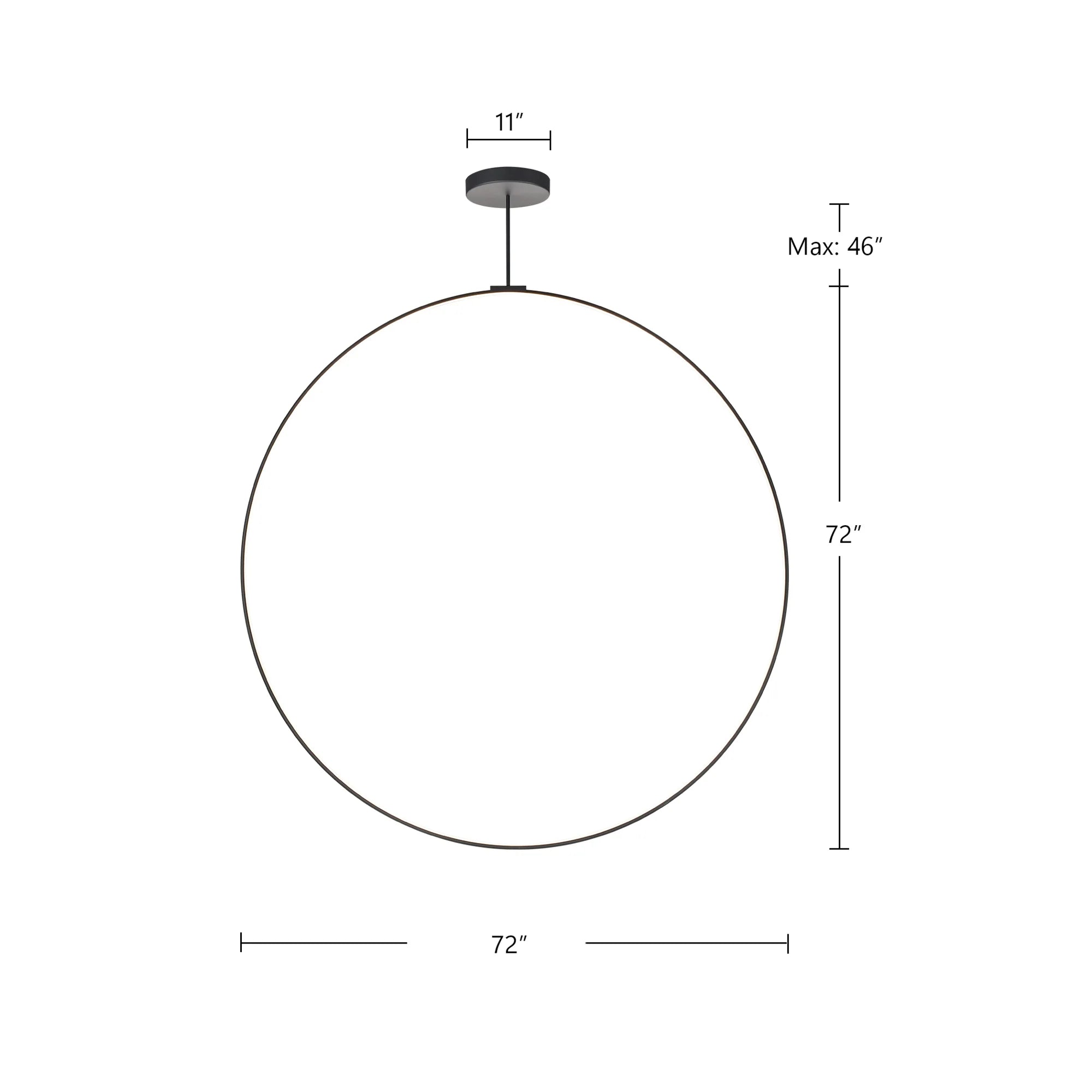 Circuit XL 72-in Pendant - Euro Living Furniture