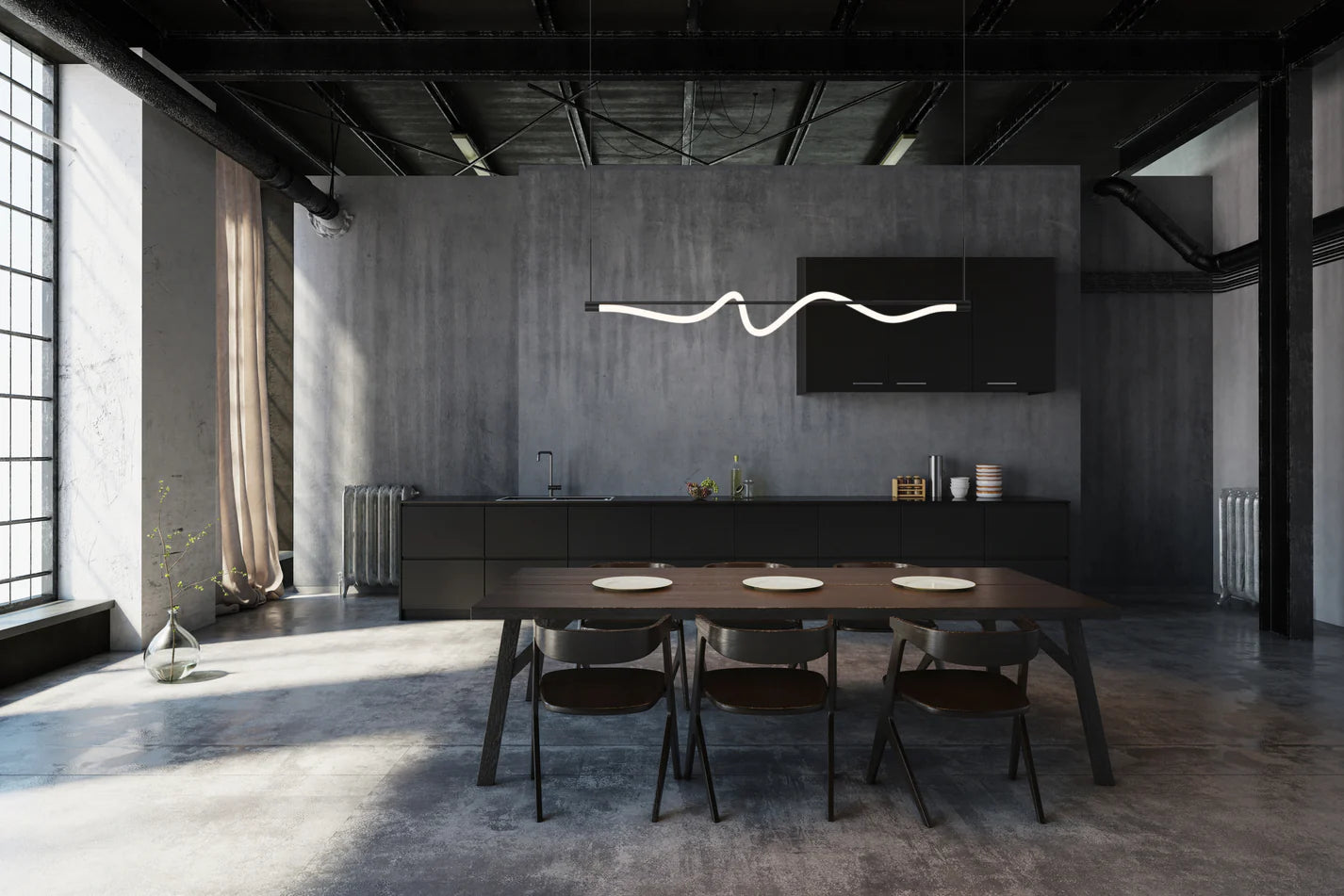 Curve Linear Pendant
