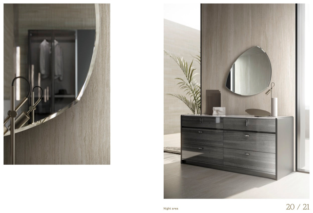 VULCANO Wood Italian Bedroom Collection - Euro Living Furniture