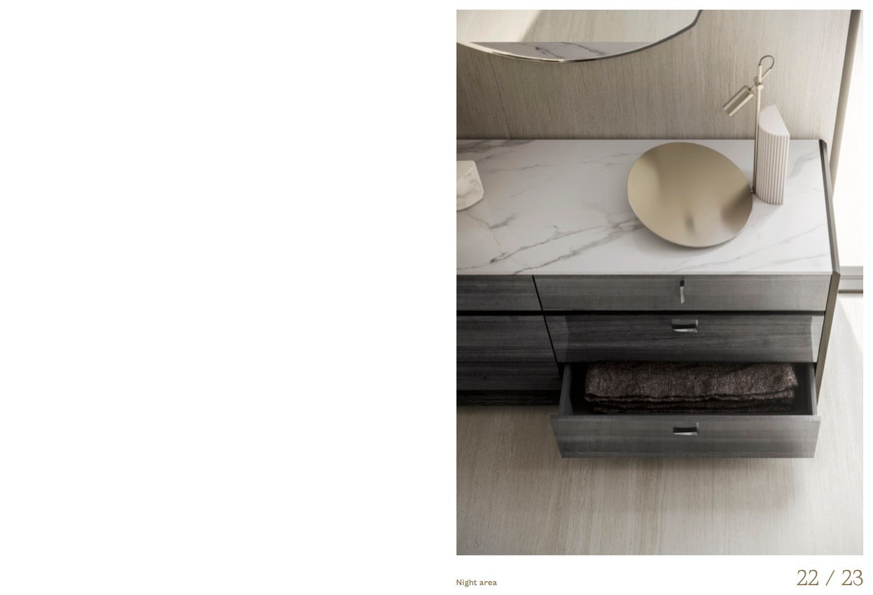 VULCANO Wood Italian Bedroom Collection - Euro Living Furniture