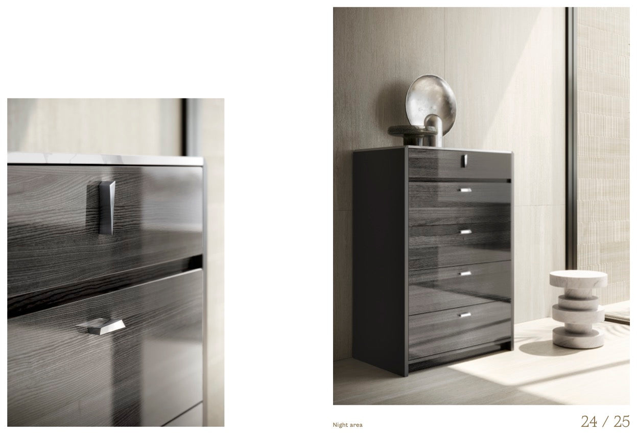 VULCANO Wood Italian Bedroom Collection - Euro Living Furniture