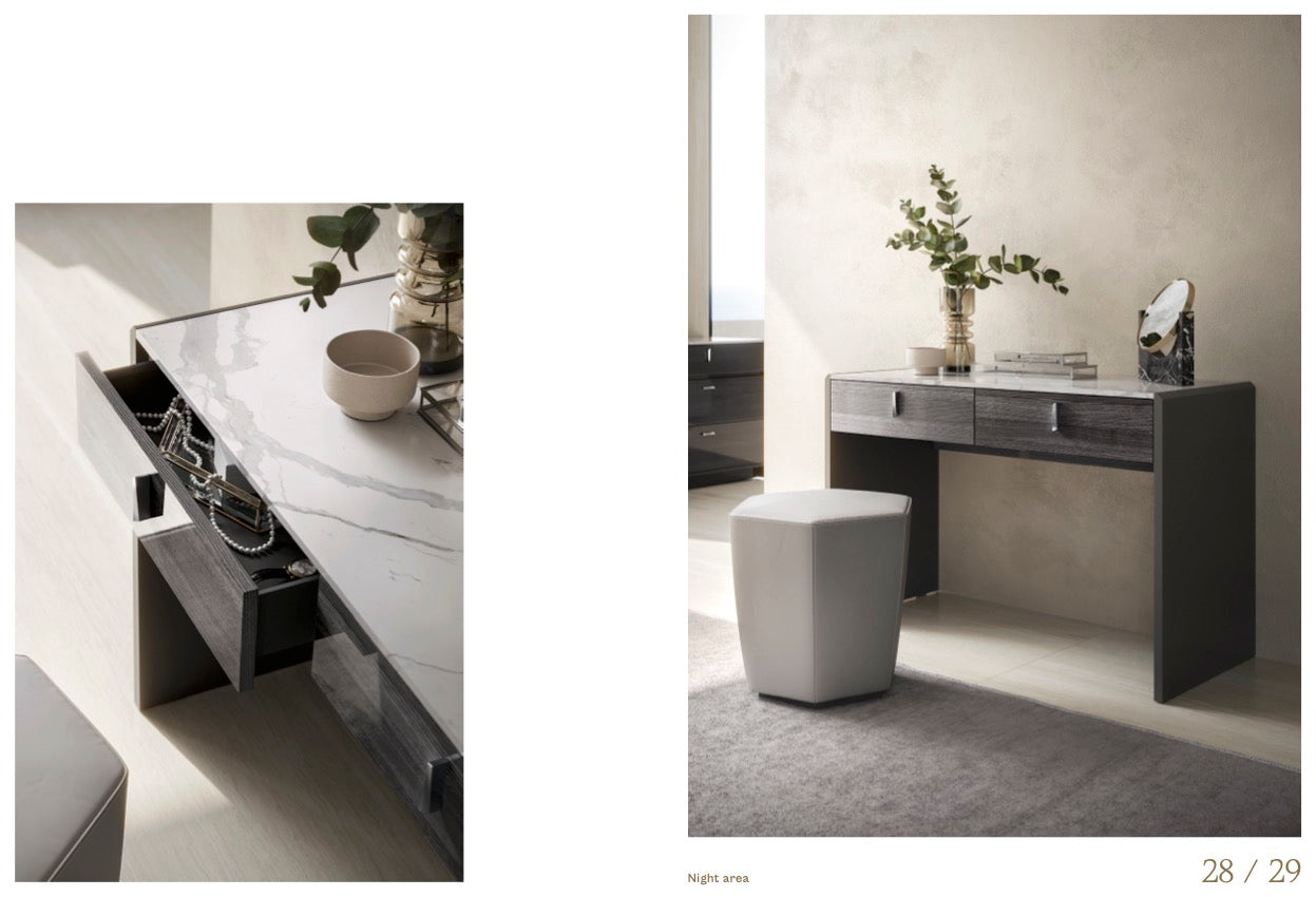 VULCANO Wood Italian Bedroom Collection - Euro Living Furniture