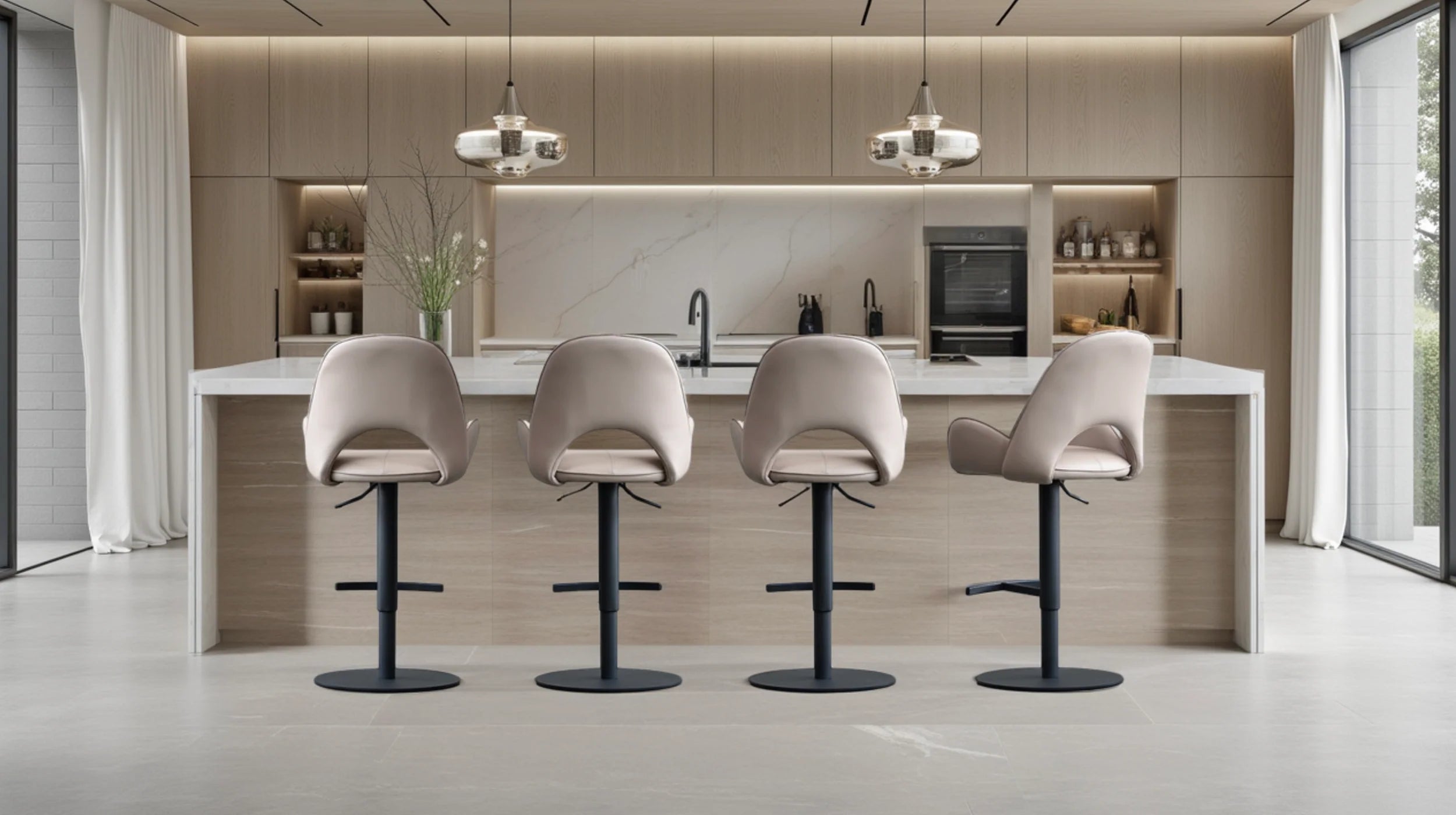 Gabbana Barstool - Euro Living Furniture
