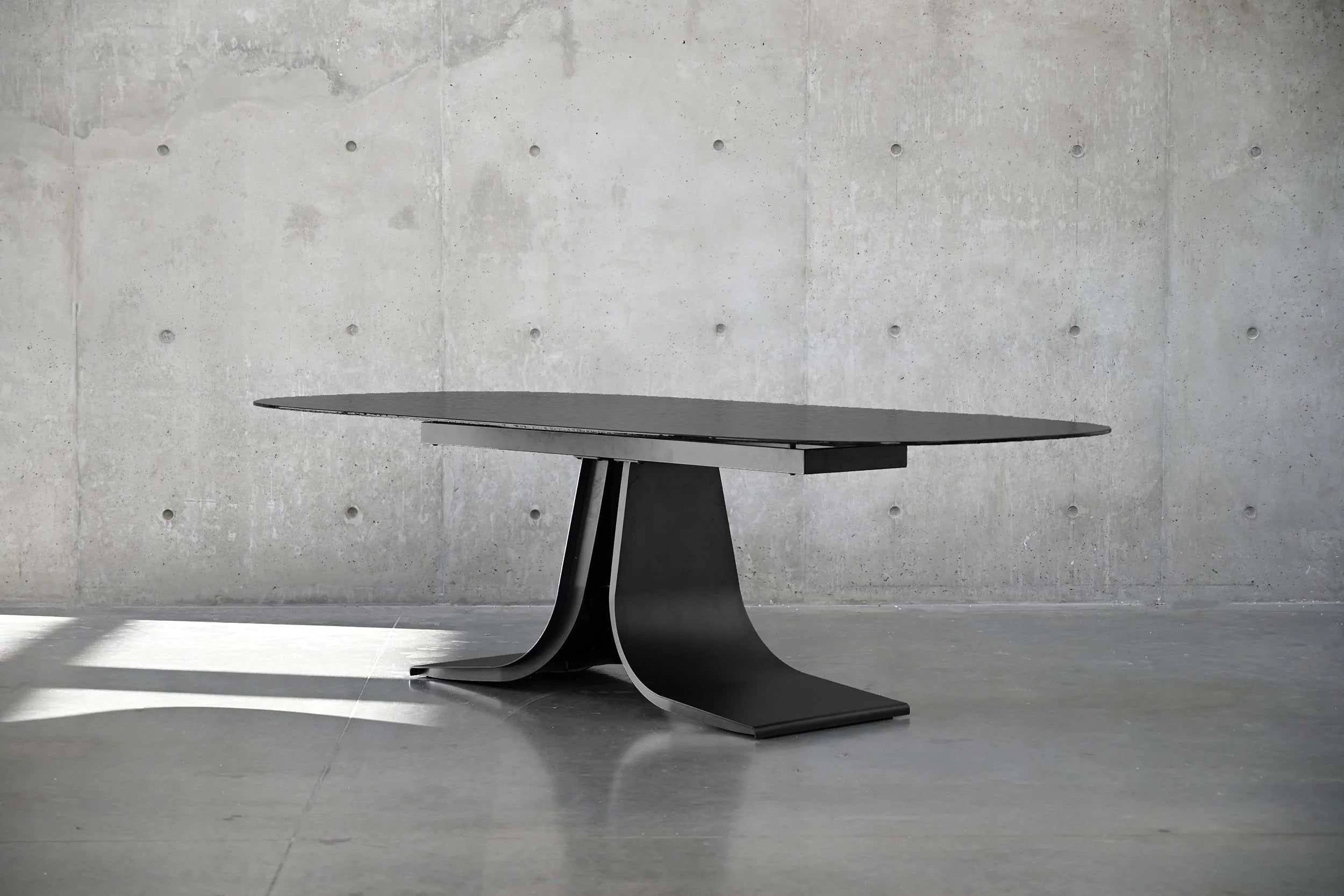 Monza Glass Dining Table - Euro Living Furniture