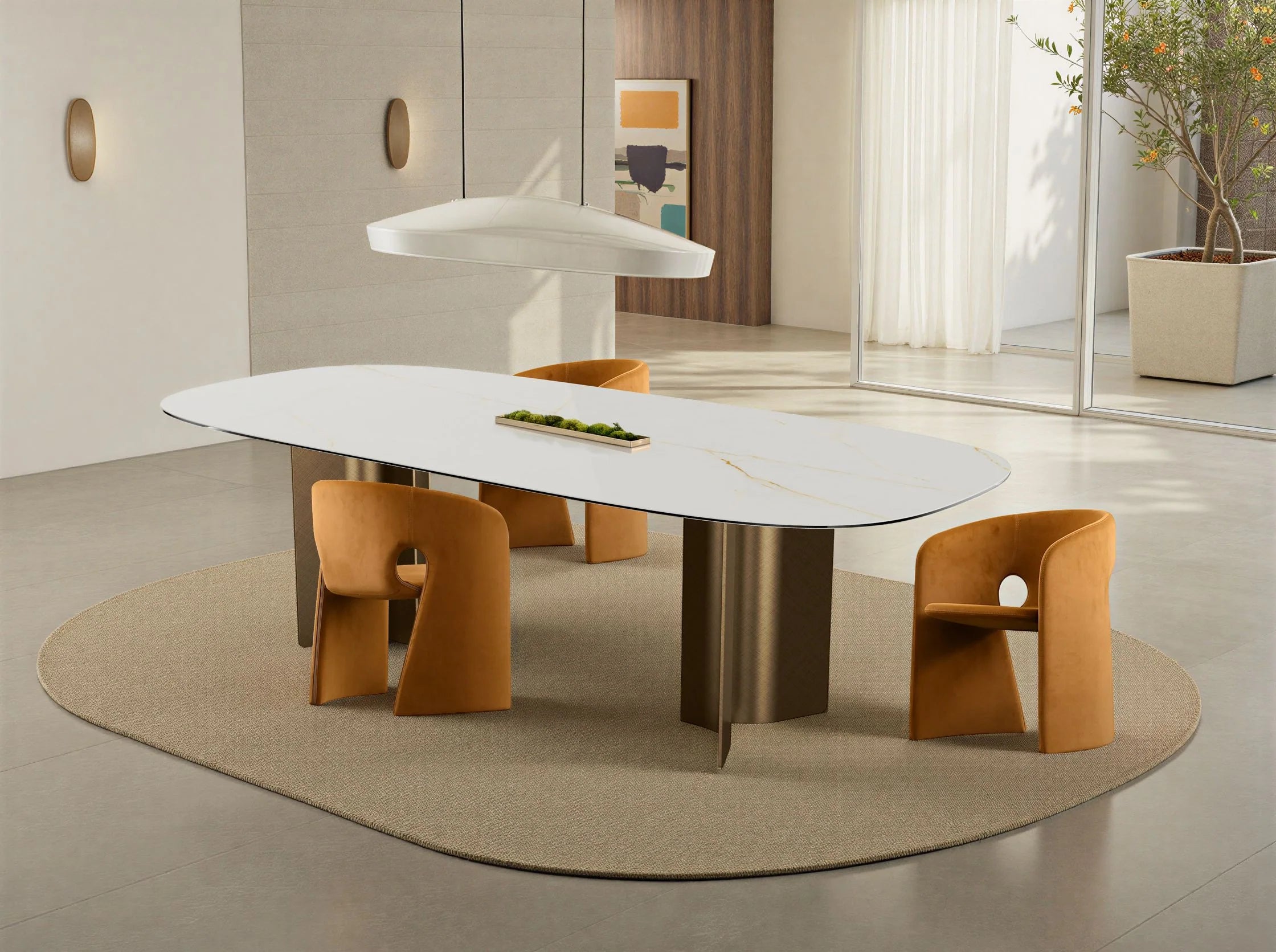 Sole Dining Table - Euro Living Furniture