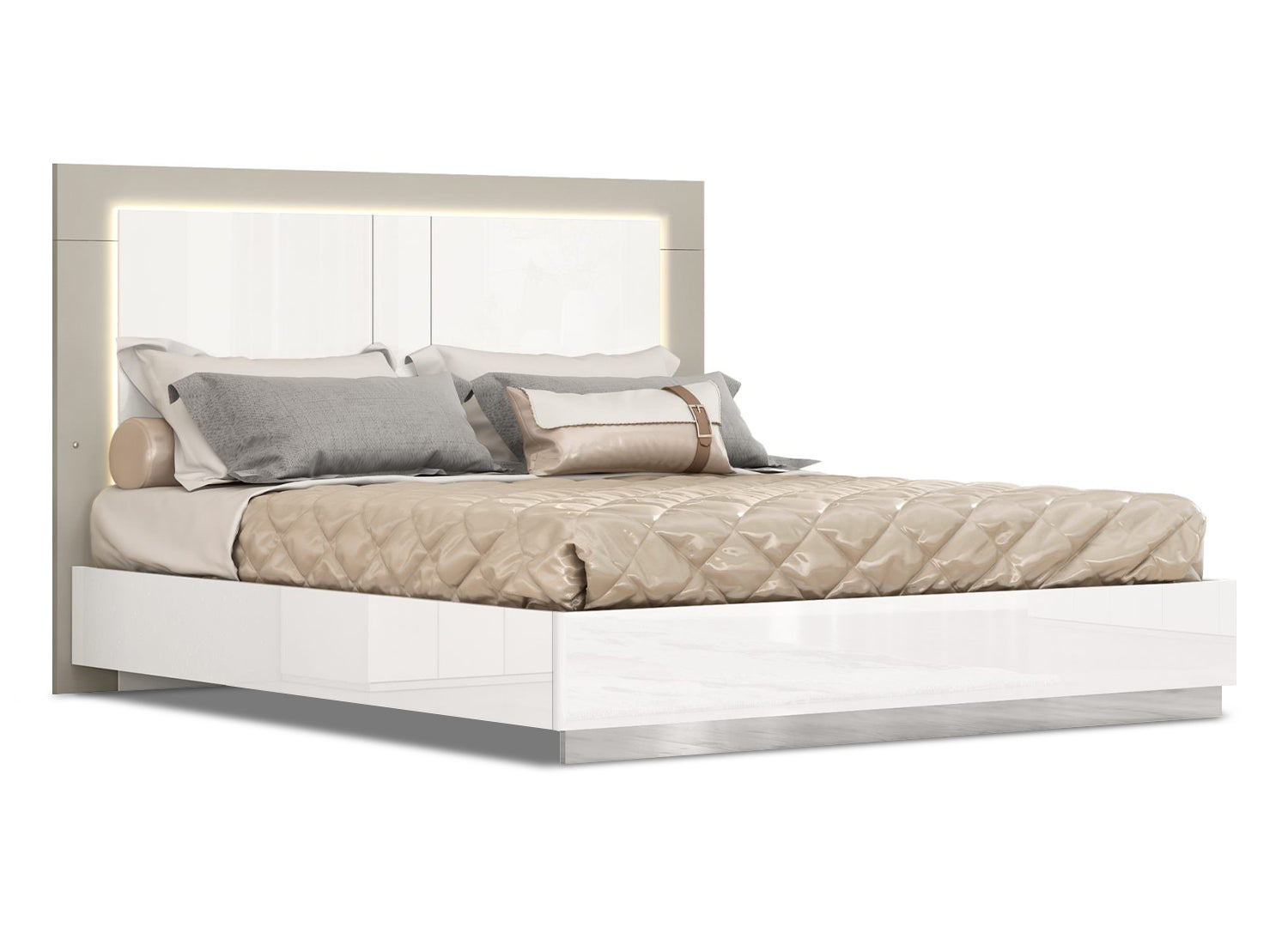 FLUER BED | LACQUER - Euro Living Furniture