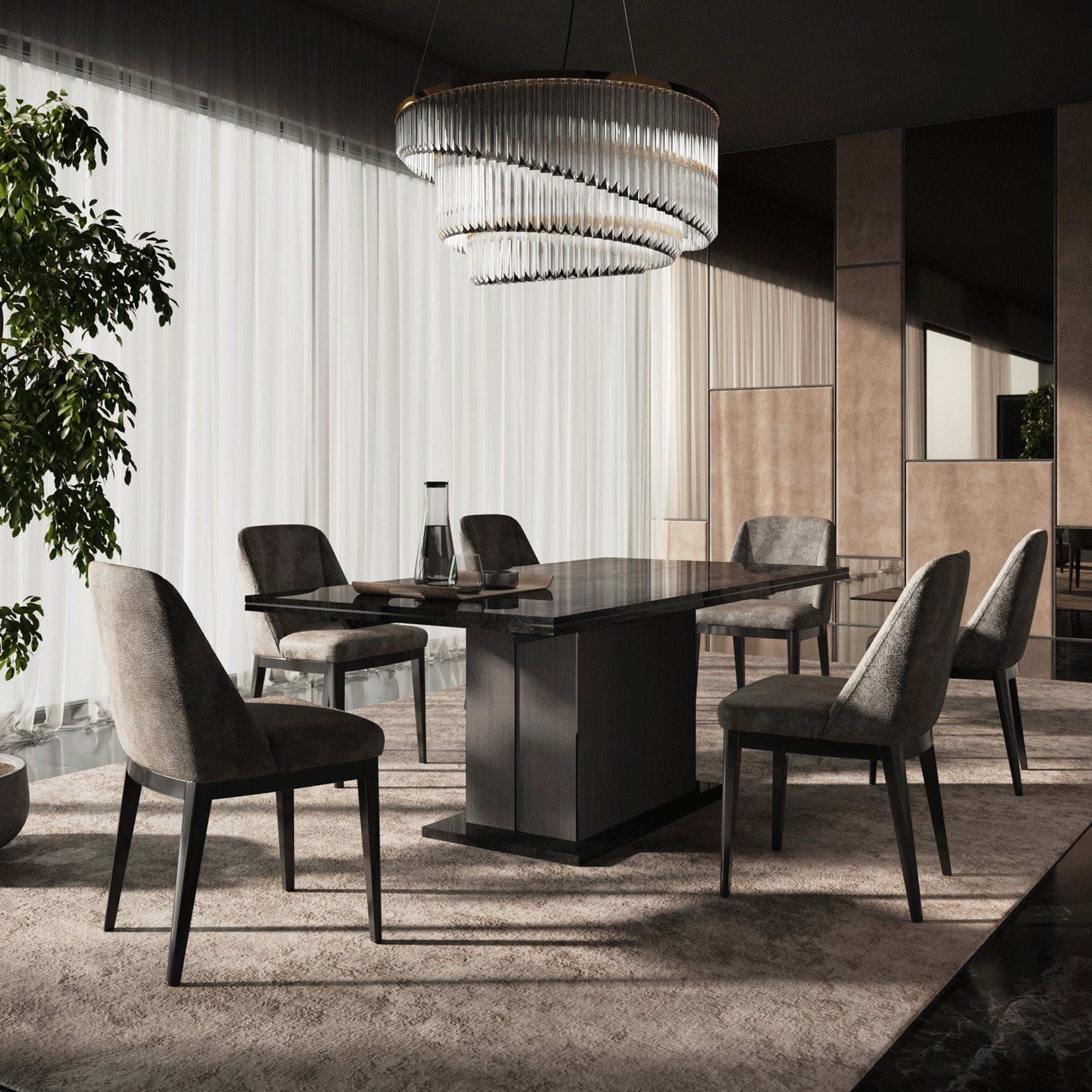 ARA DINING CHAIR - Euro Living Furniture