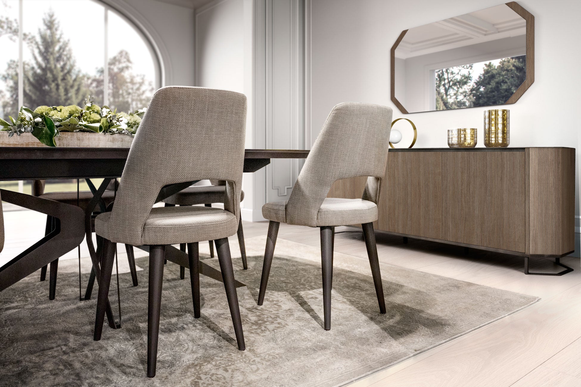 HEX DINING CHAIR - Euro Living Furniture