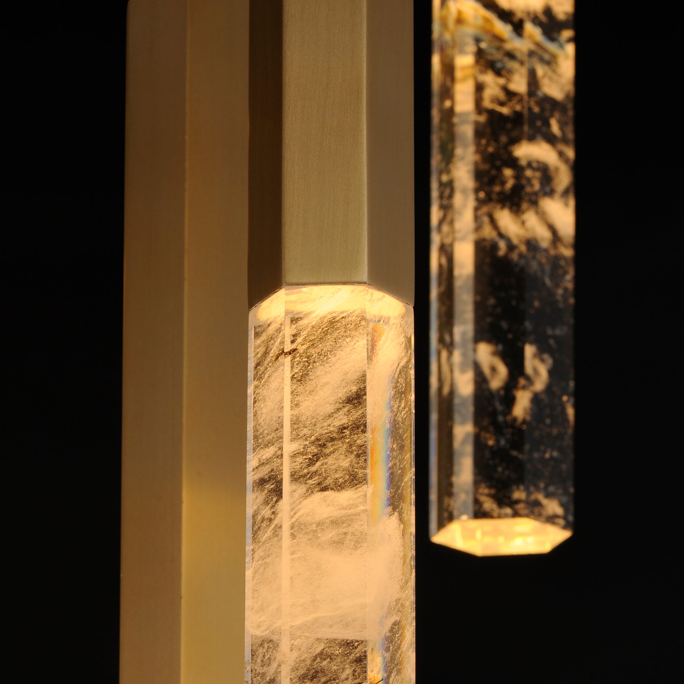 Diana Pendant 3 lights Gold - Euro Living Furniture