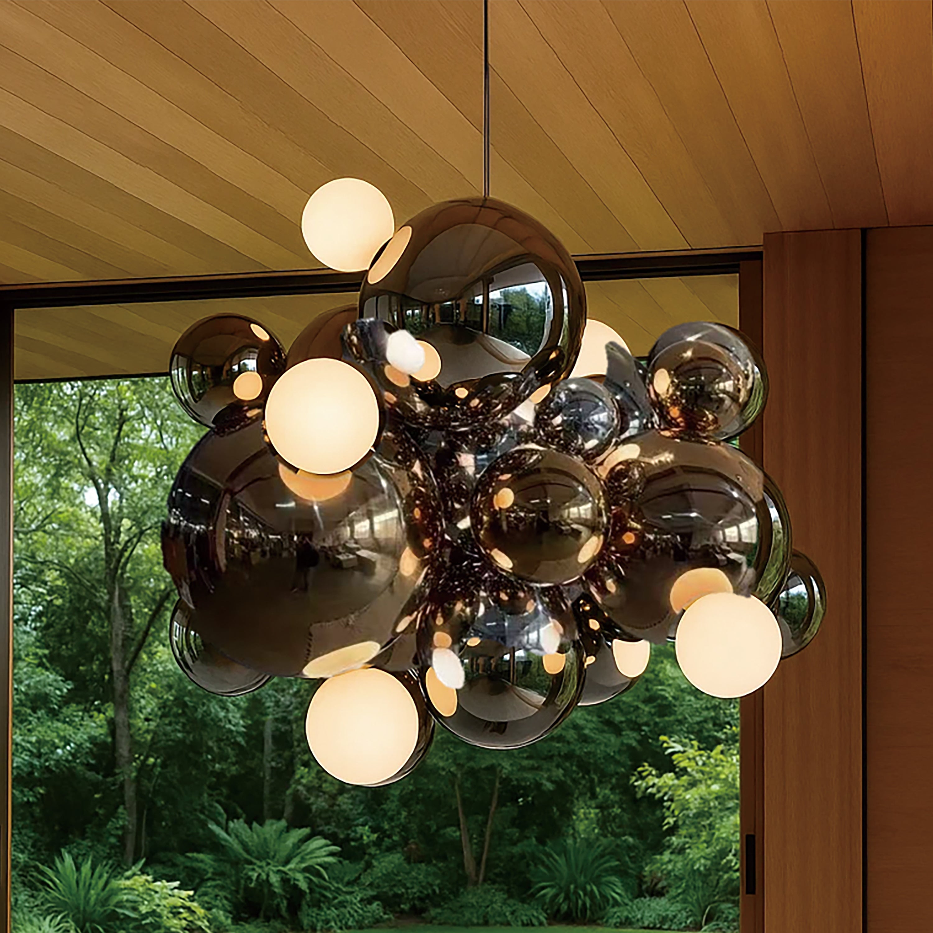 Bubbles Chandelier - Euro Living Furniture