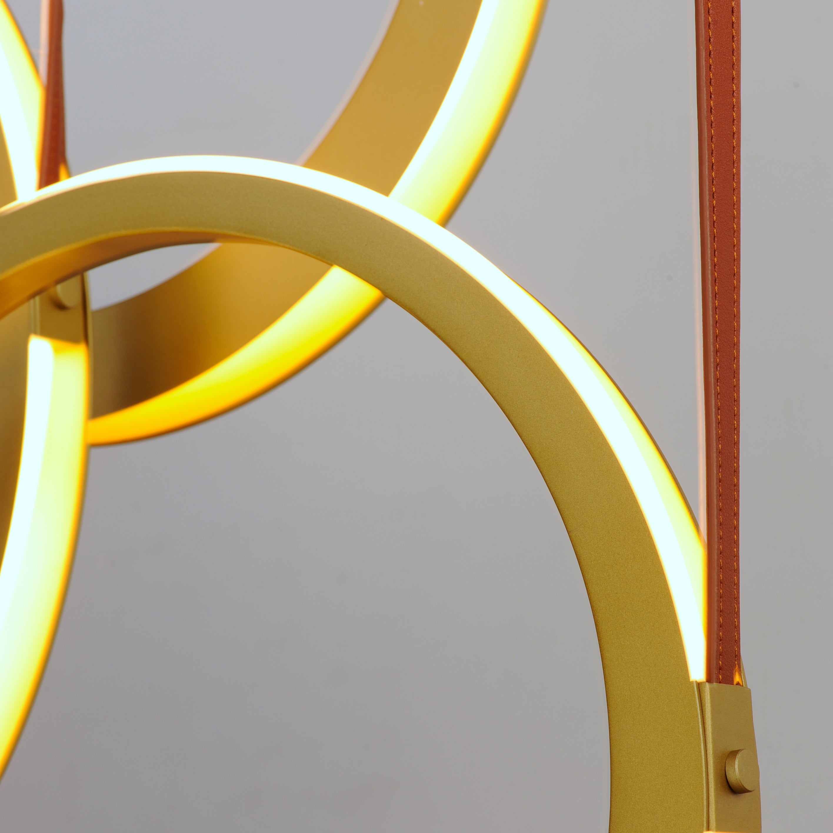Lámpara de araña LED de 4 anillos Liema