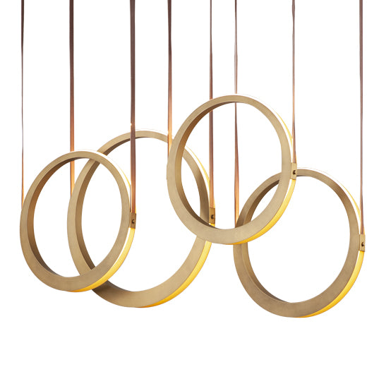 Lorraine Brass Chandelier