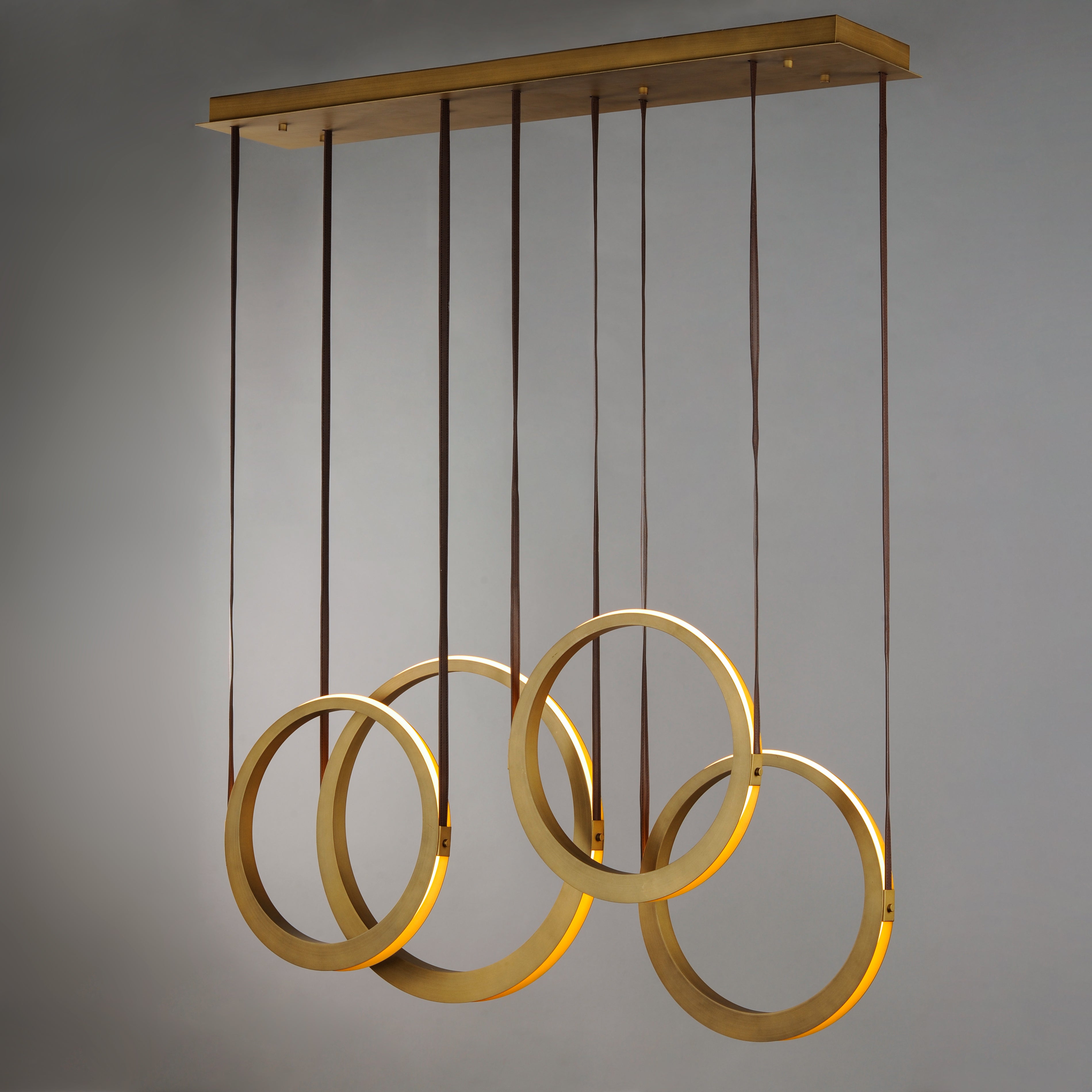 Lorraine Brass Chandelier