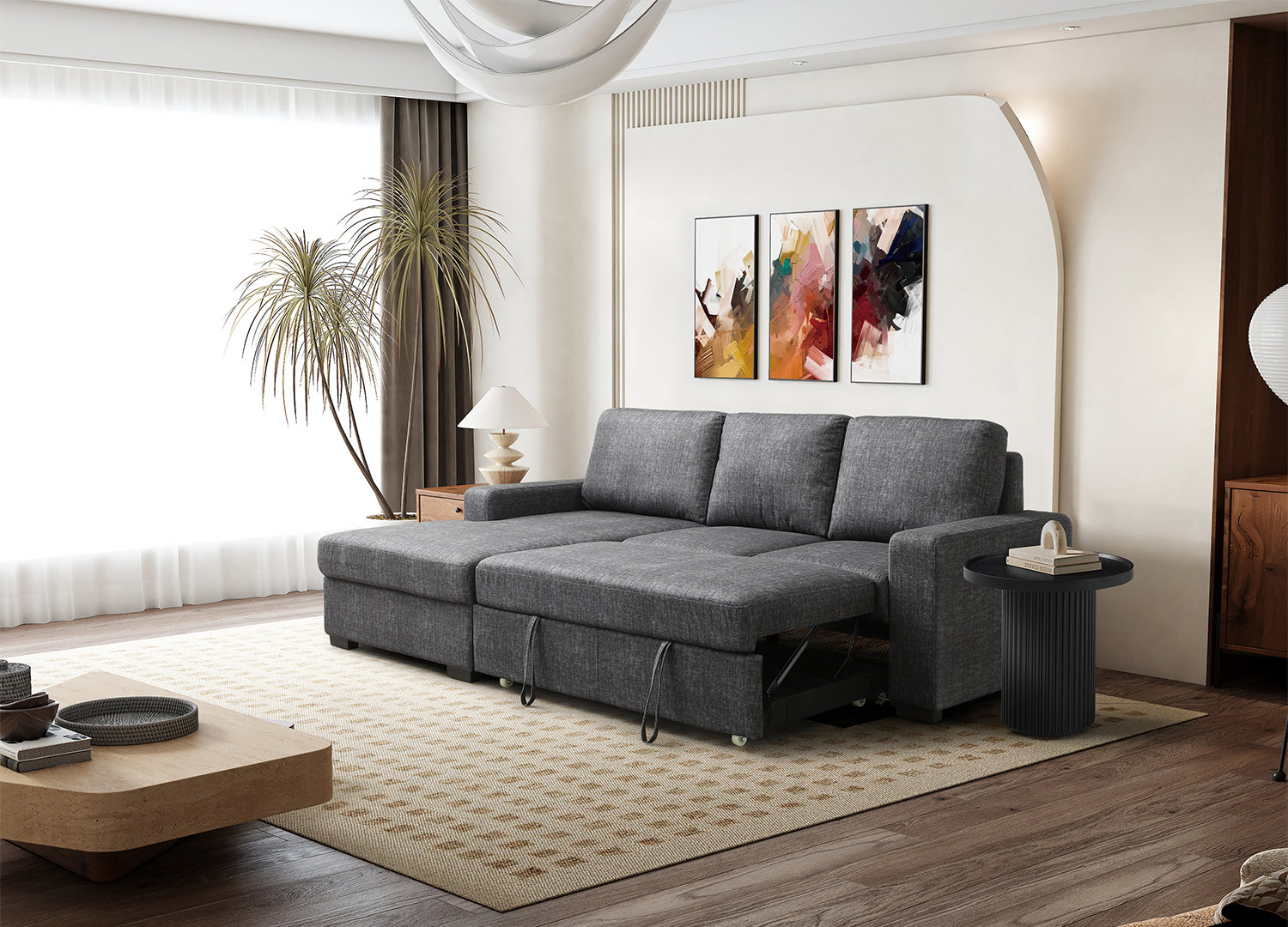 SNOOZE SECTIONAL | SLEEPER - Euro Living Furniture