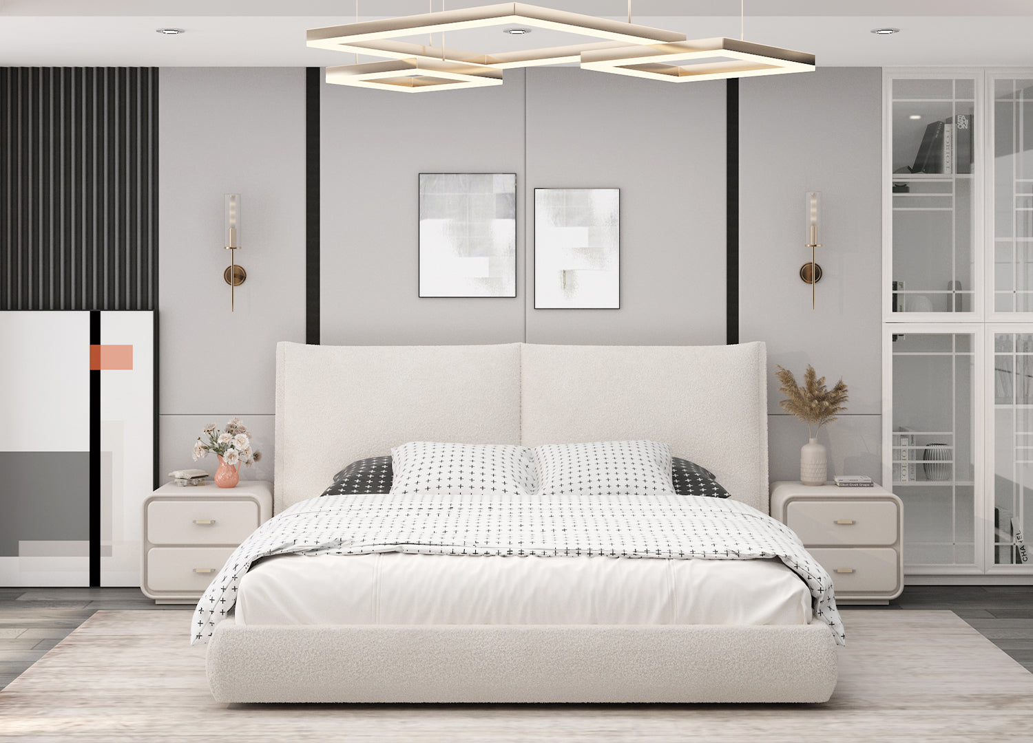 Eric Bed King - Euro Living Furniture