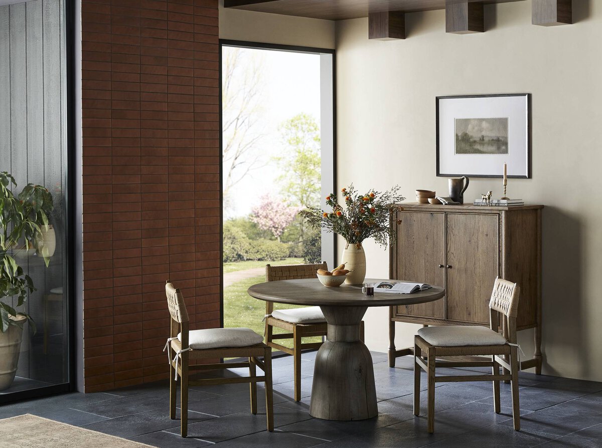 Xiomara Round Dining Table - Euro Living Furniture