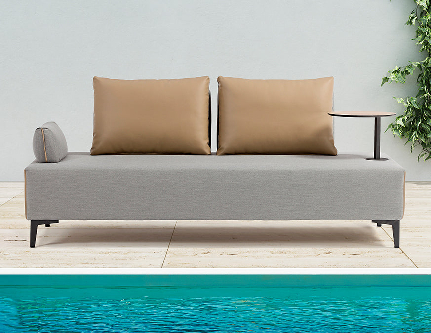 Helvius Outdoor Sofa - Euro Living Furniture