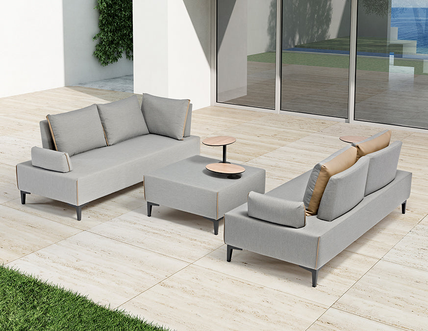 Helvius Outdoor Sofa - Euro Living Furniture