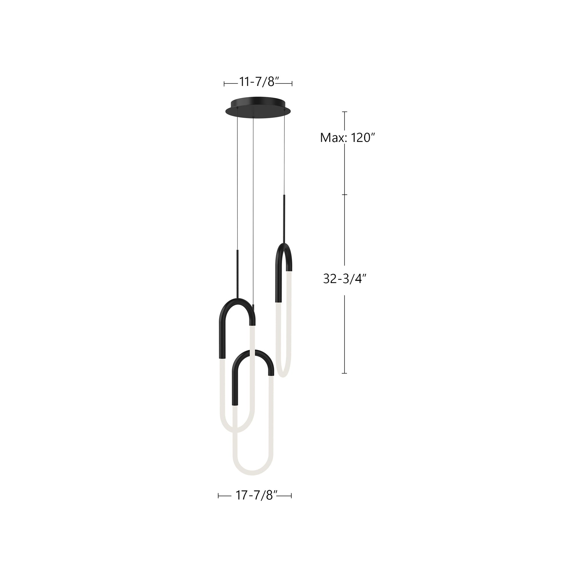 Hera 3 light Pendant - Euro Living Furniture
