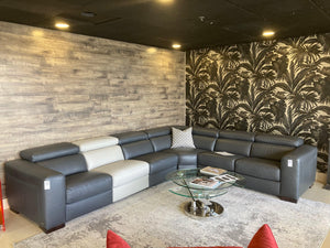 Forza Leather Sectional - Euro Living Furniture