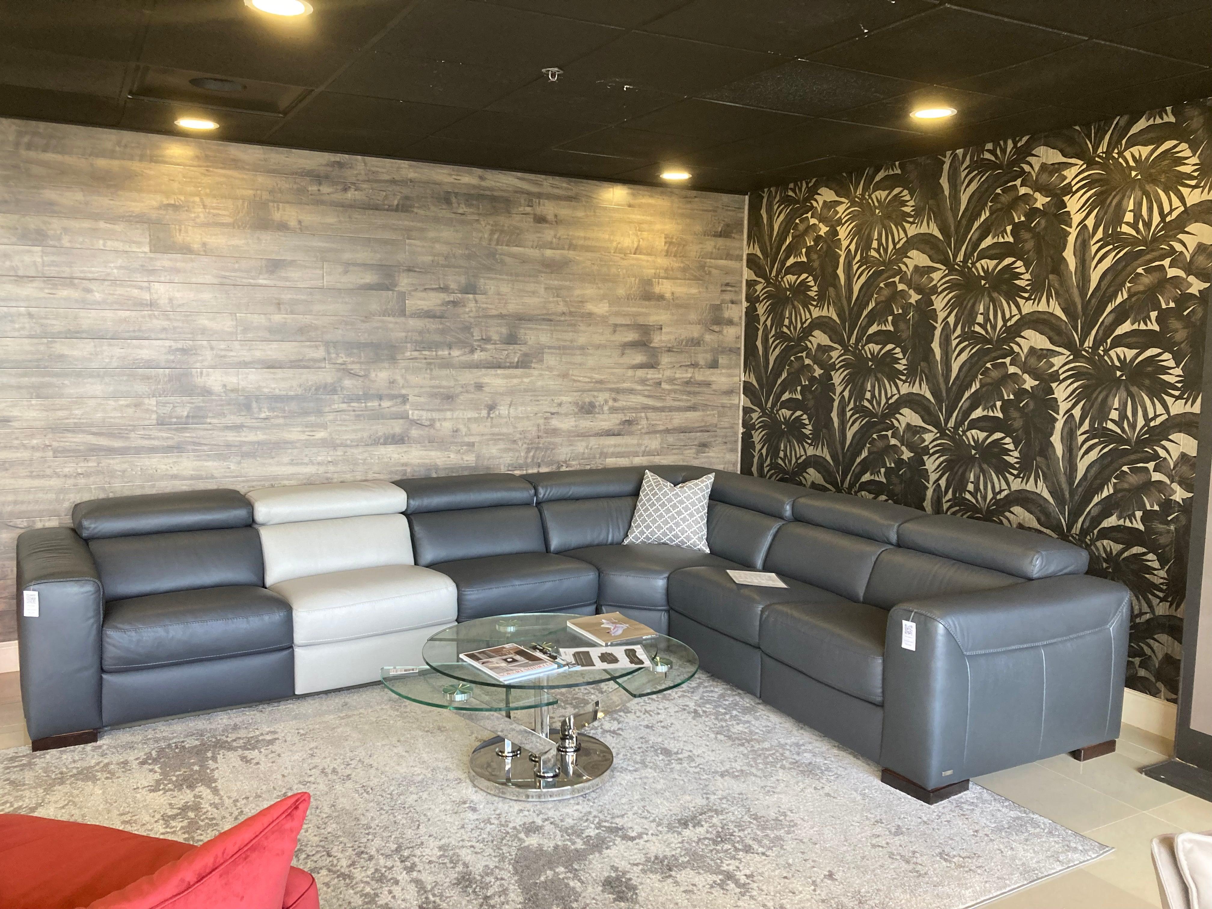 Forza Leather Sectional - Euro Living Furniture