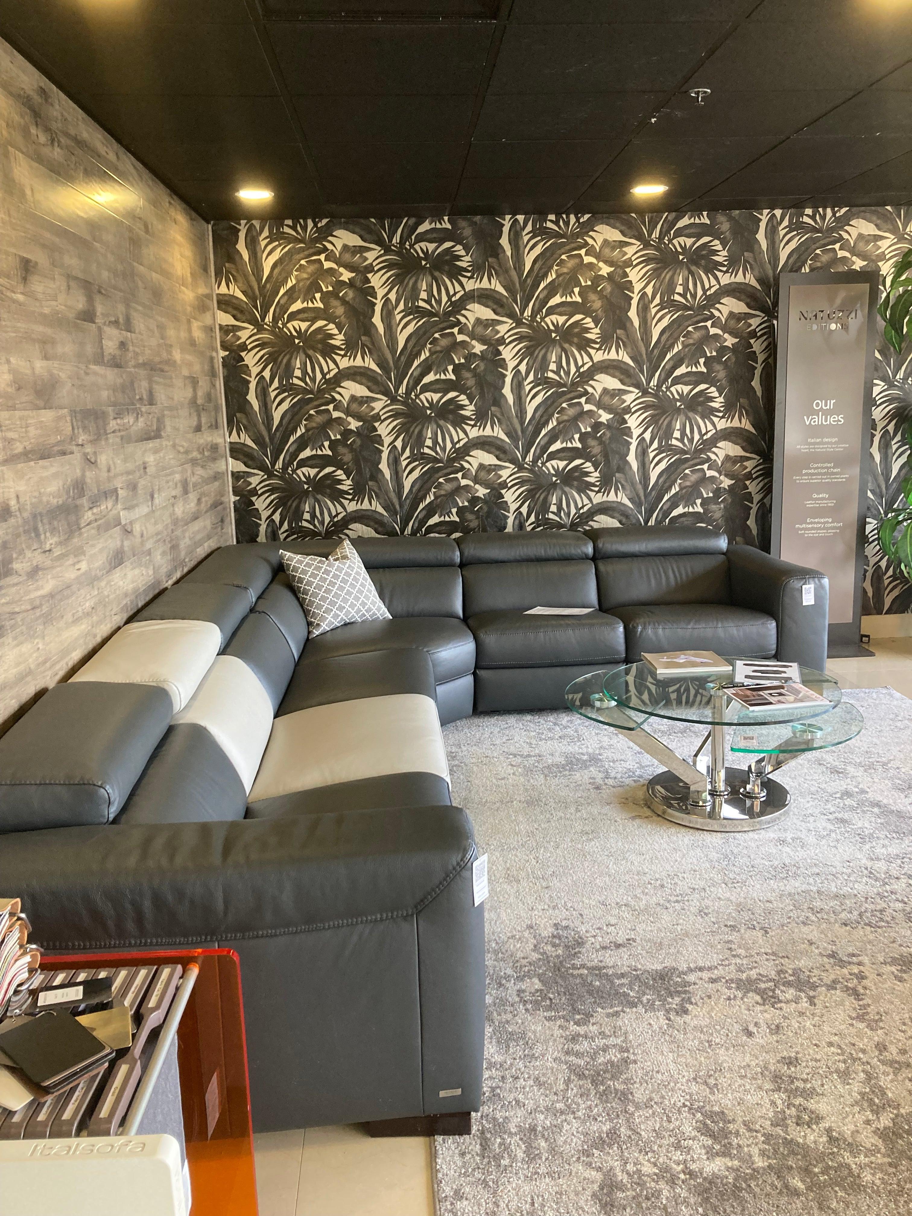 Forza Leather Sectional - Euro Living Furniture