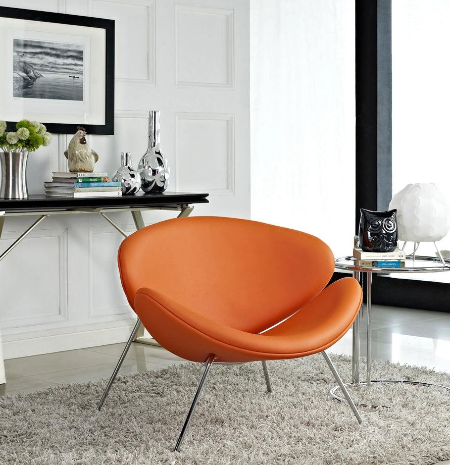 Alex Leatherette Accent Chair - Euro Living Furniture