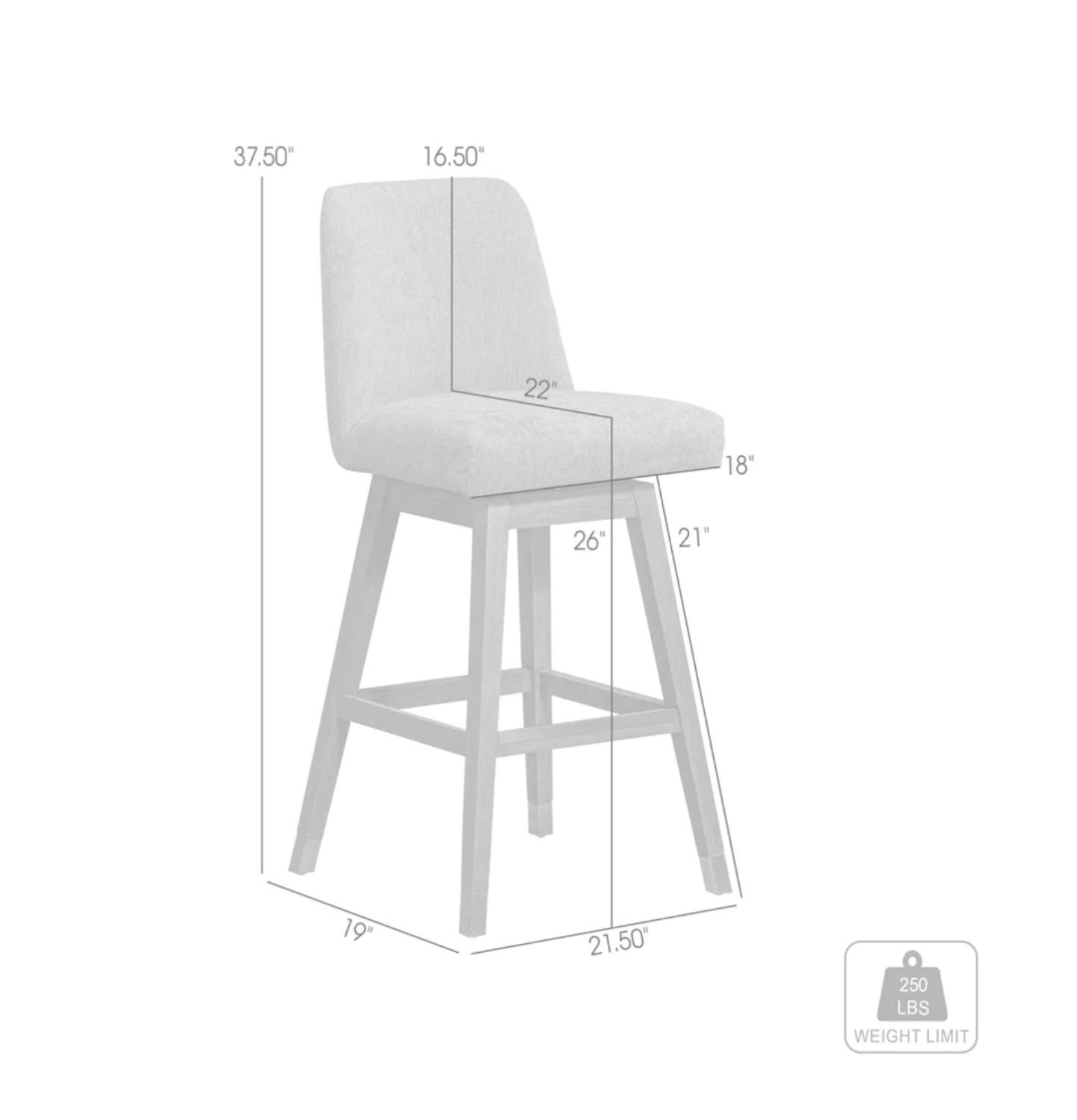 Emilia barstool - counterstool - Euro Living Furniture